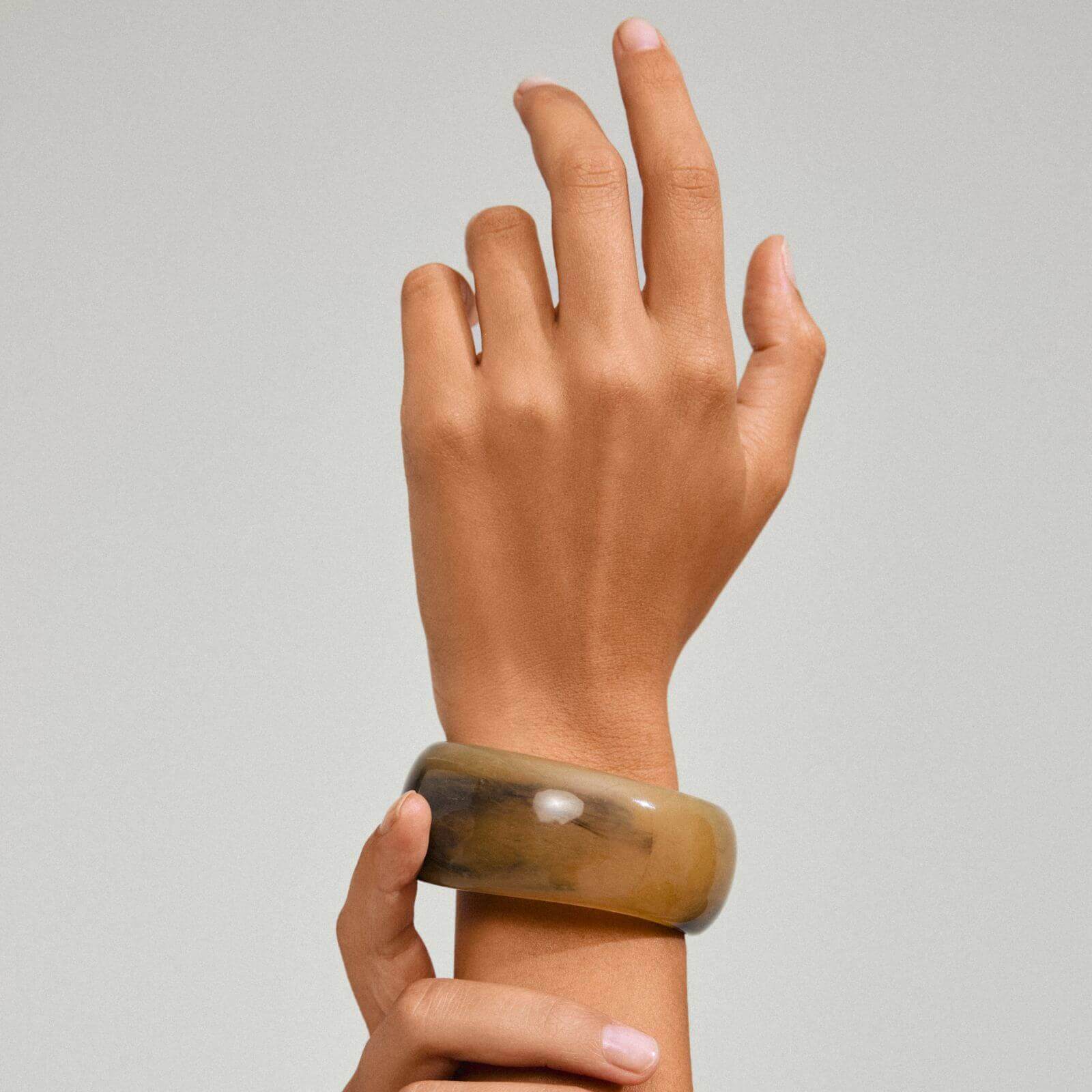 Pilgrim Aase Green Chunky Maxi Bangle - Image 2