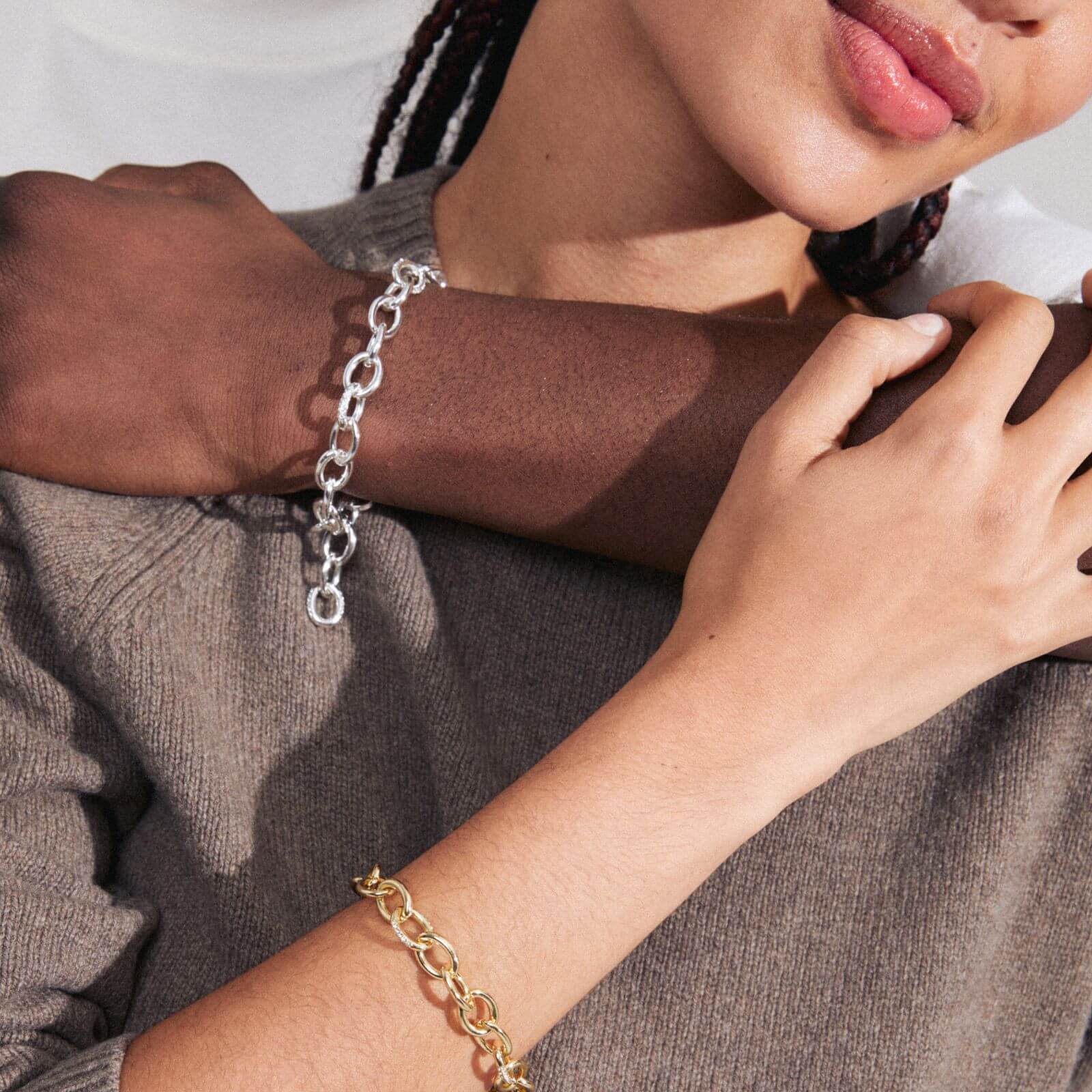 Pilgrim Amiri Gold Link Bracelet - Image 2