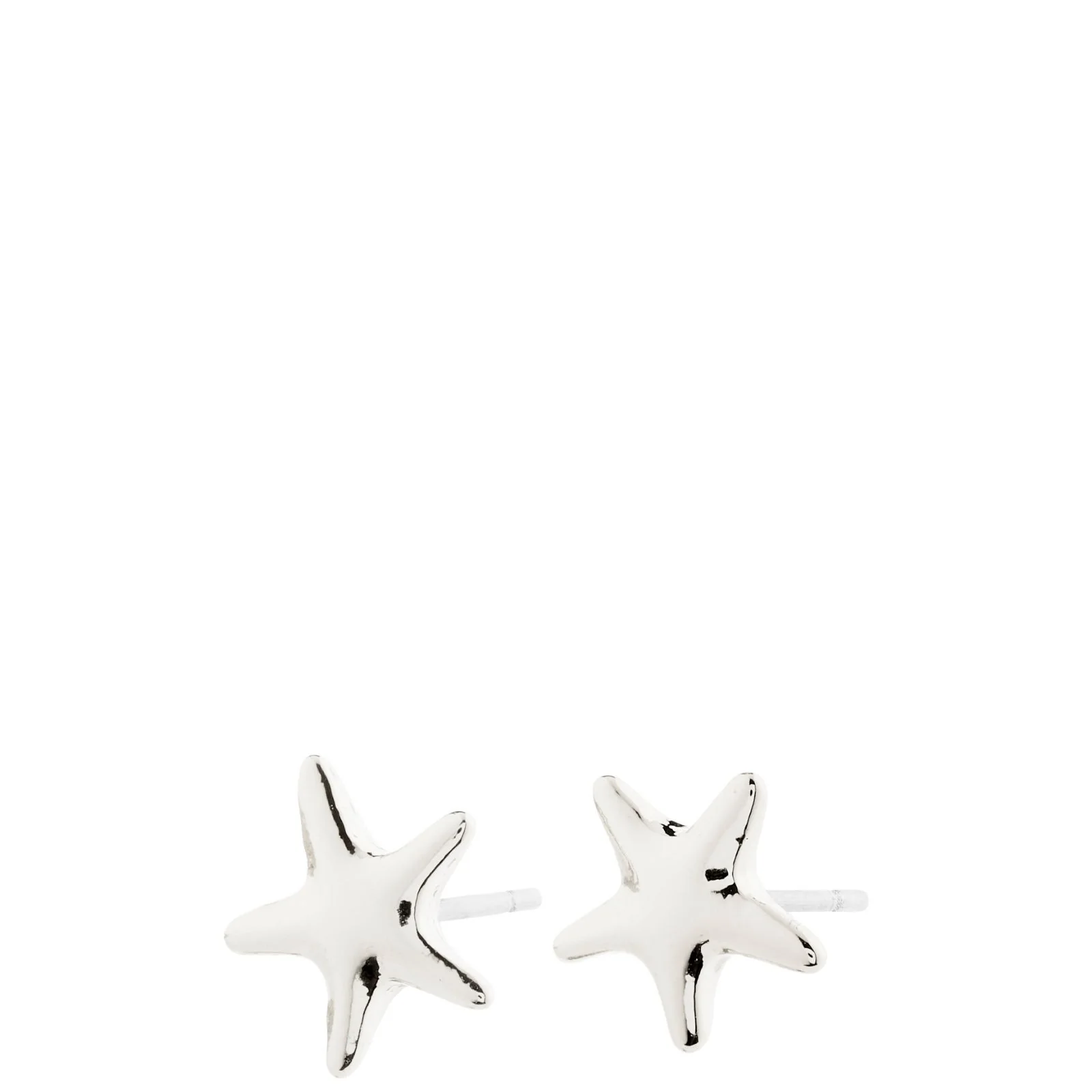 Pilgrim Andre Silver Small Starfish Stud Earrings