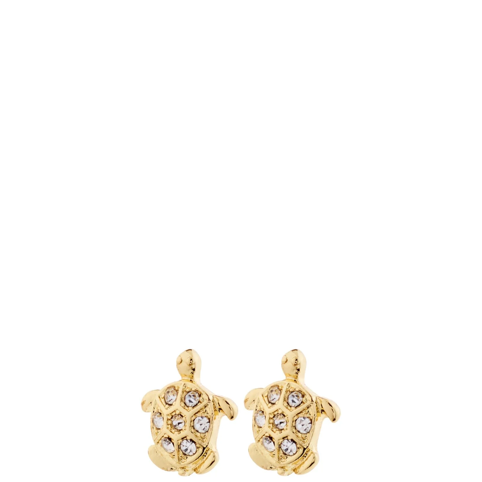 Pilgrim Archer Gold Turtle Stud Earrings