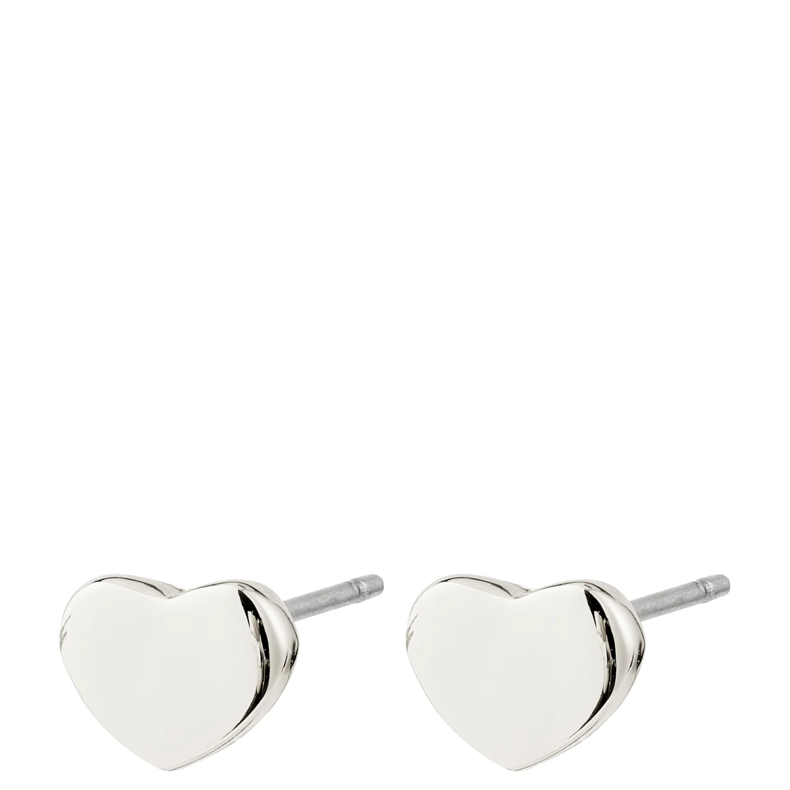 Pilgrim Arin Silver Small Heart Stud Earrings