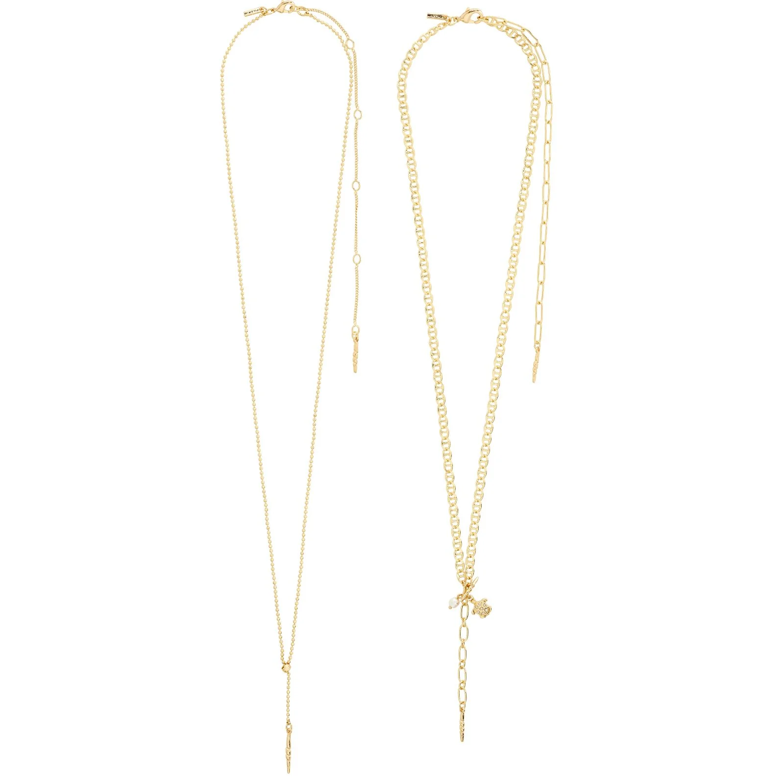 Pilgrim Breeze Gold Double Necklace - Image 2