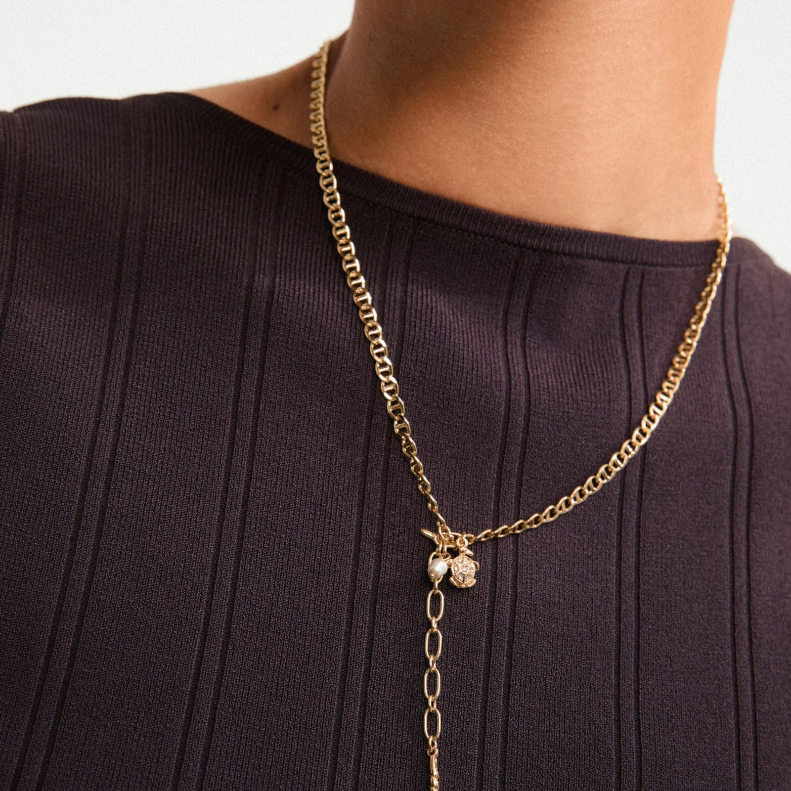Pilgrim Breeze Gold Double Necklace - Image 3