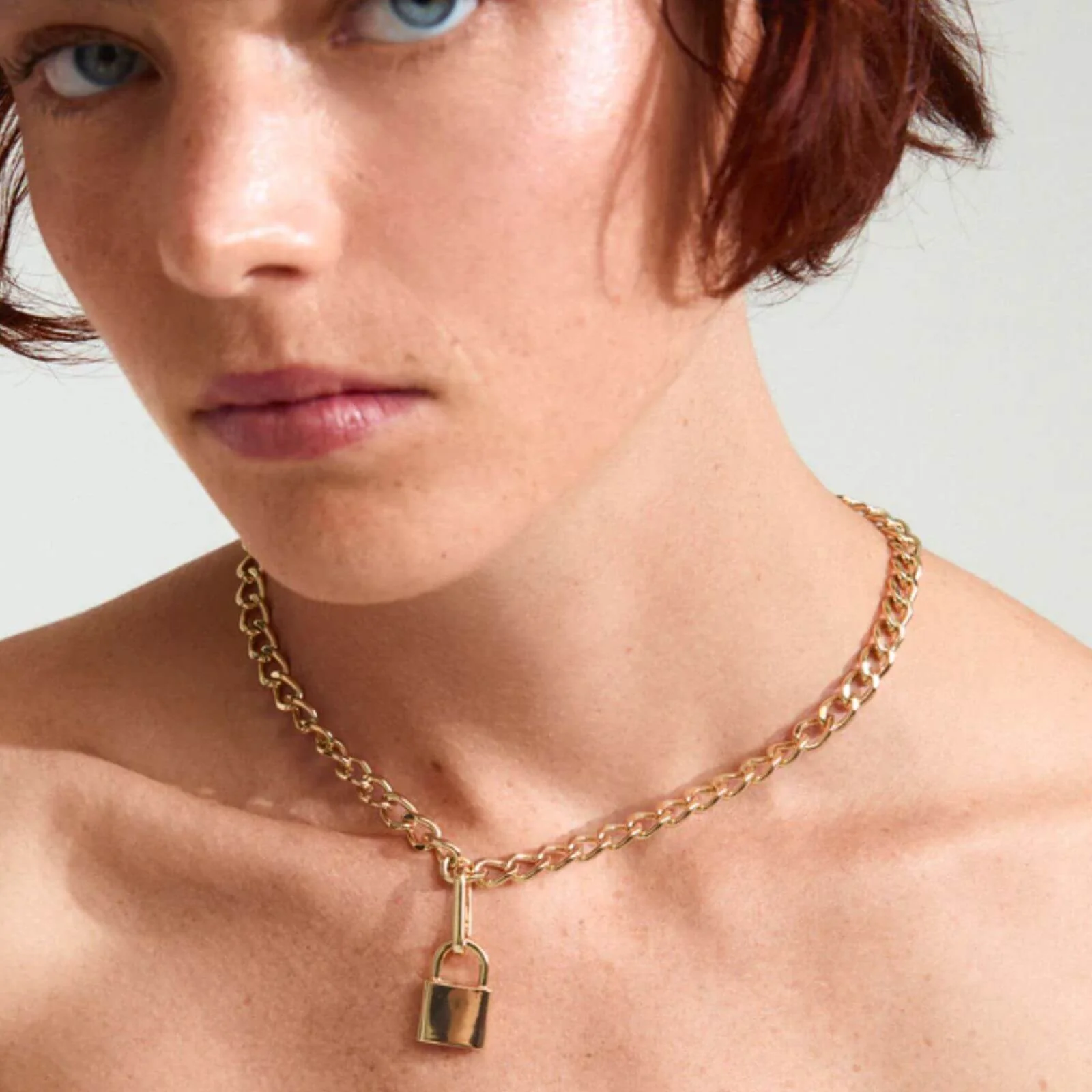 Pilgrim Charm Gold Locket Pendant - Image 2