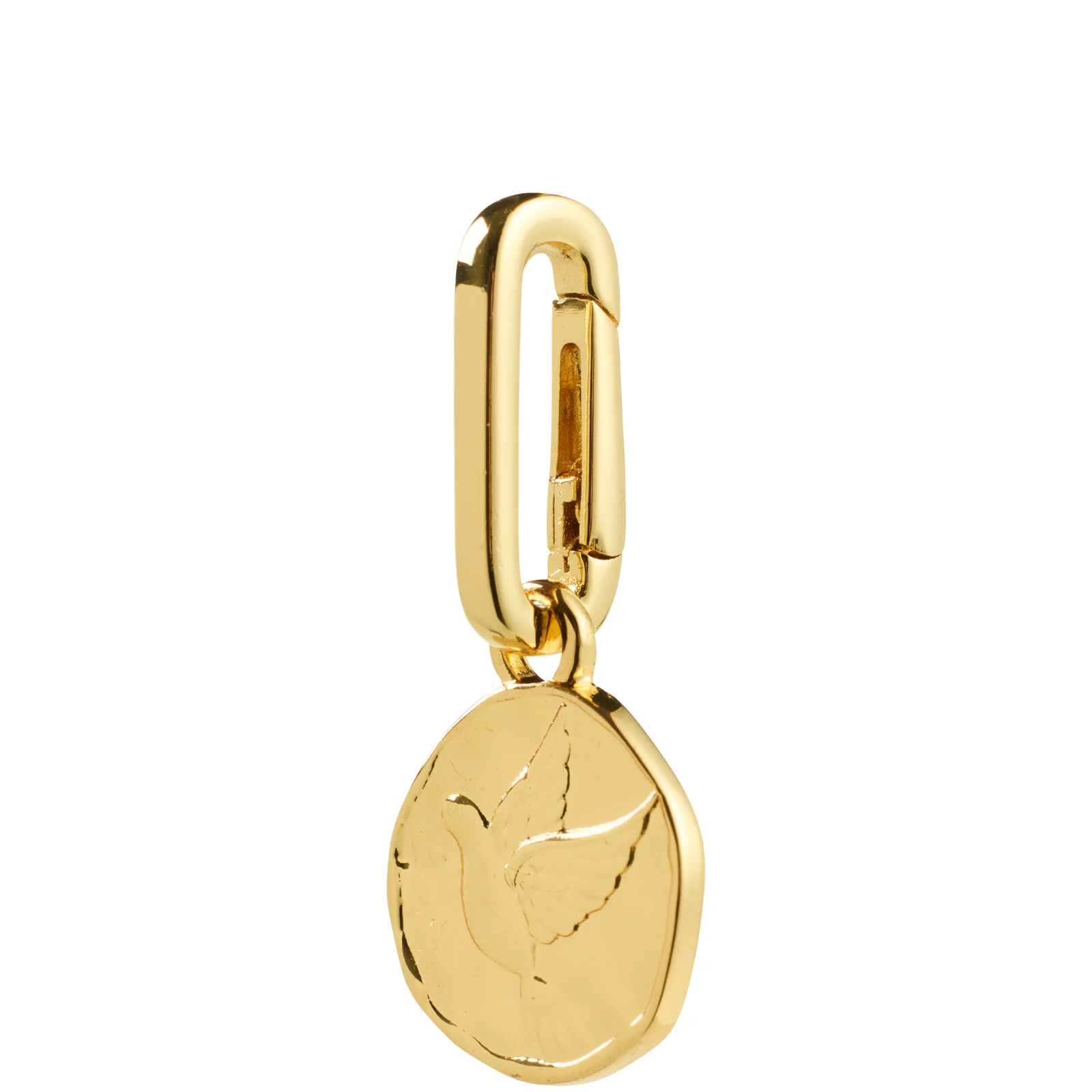 Pilgrim Charm Gold Peace Dove Pendant