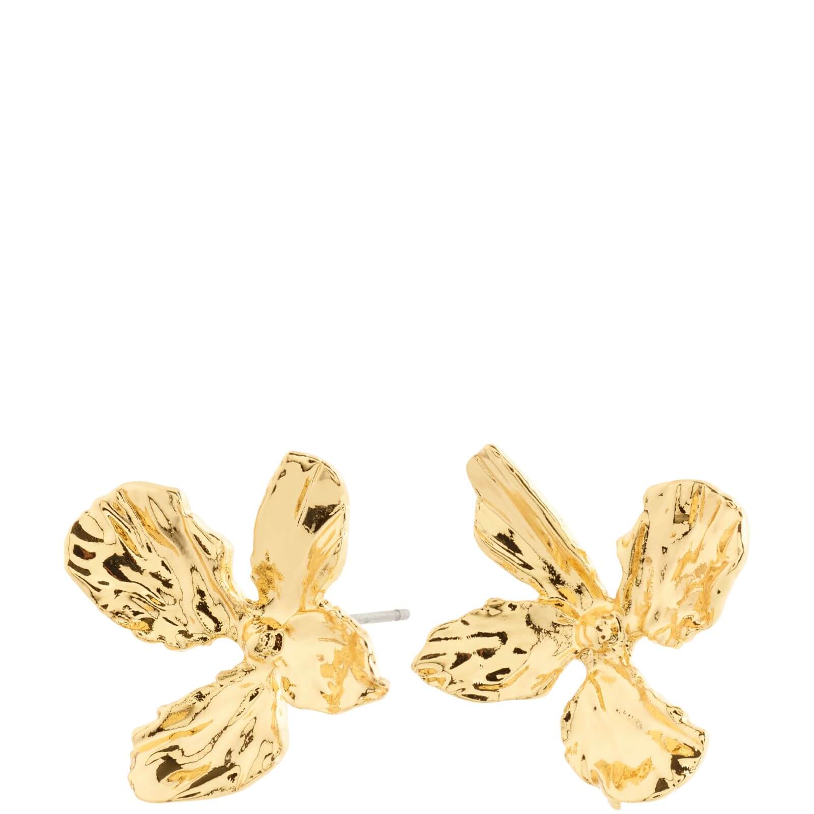 Pilgrim Dream Gold Large Flower Stud Earrings