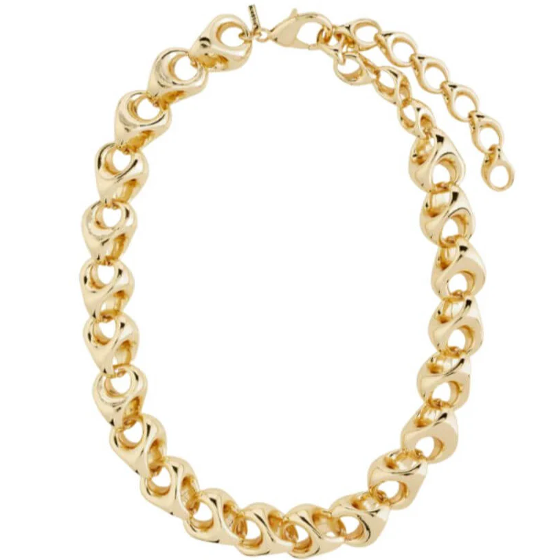 Pilgrim Dune Gold Chunky Necklace