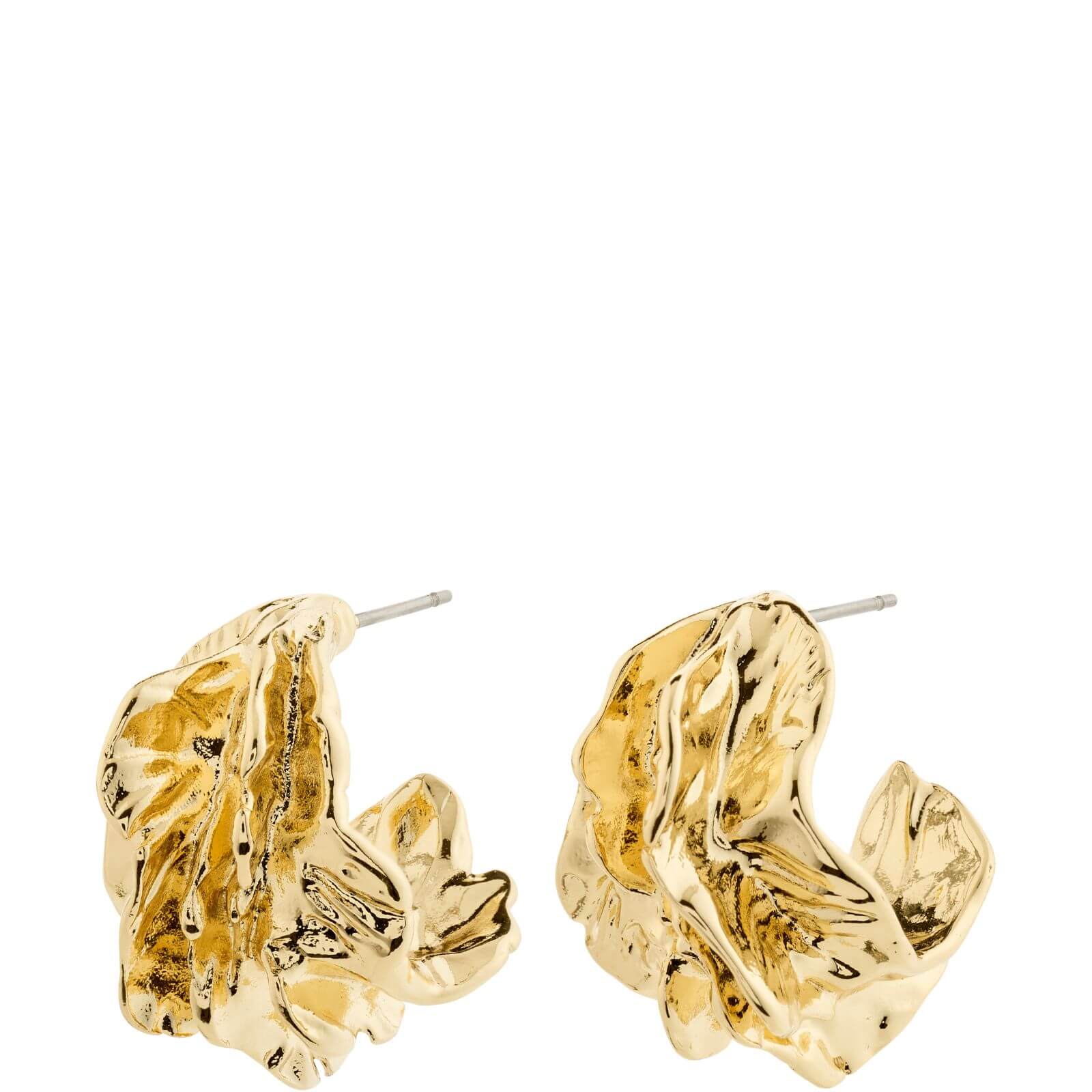 Pilgrim Eclipse Gold Hoop Earrings