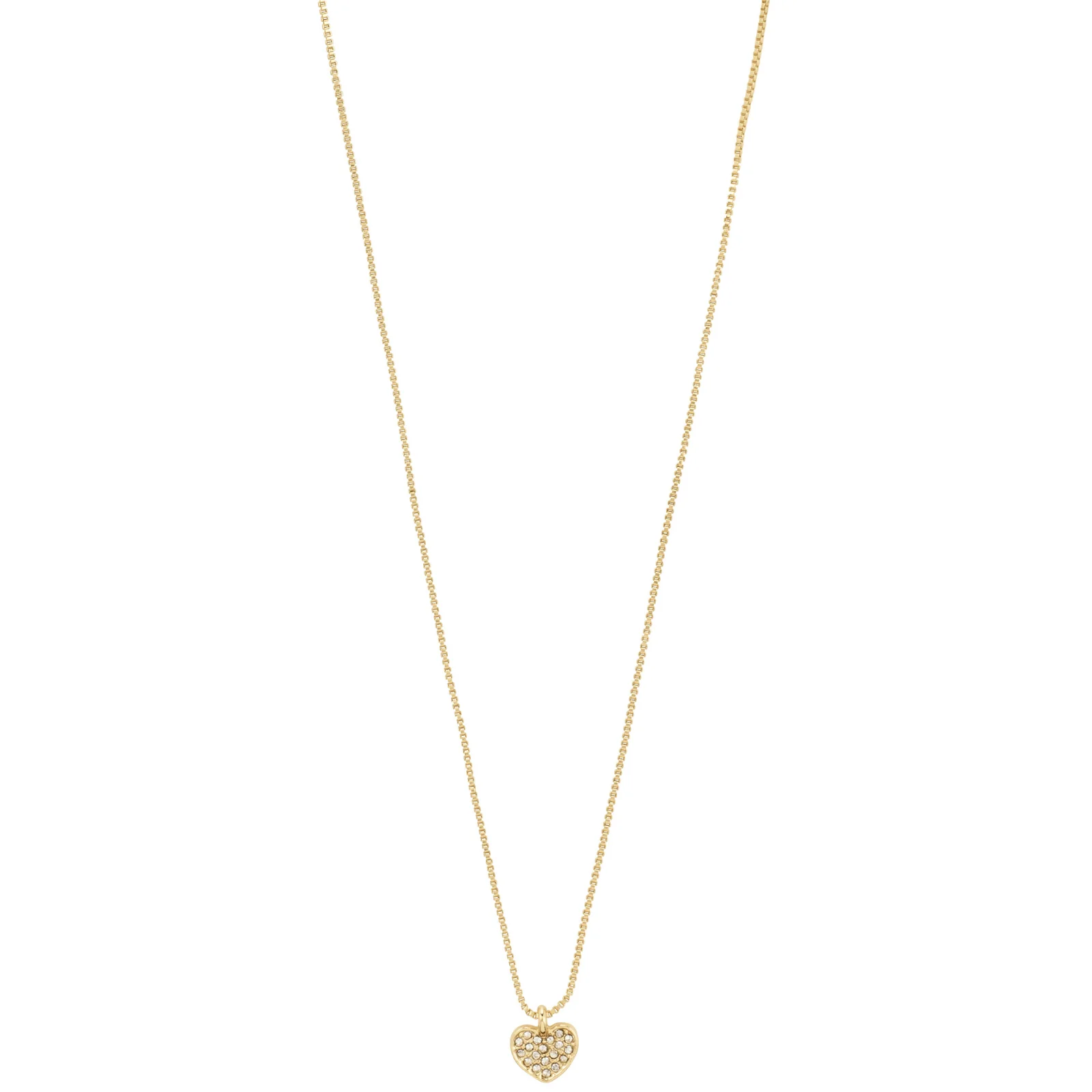 Pilgrim Emmett Gold Small Heart Necklace