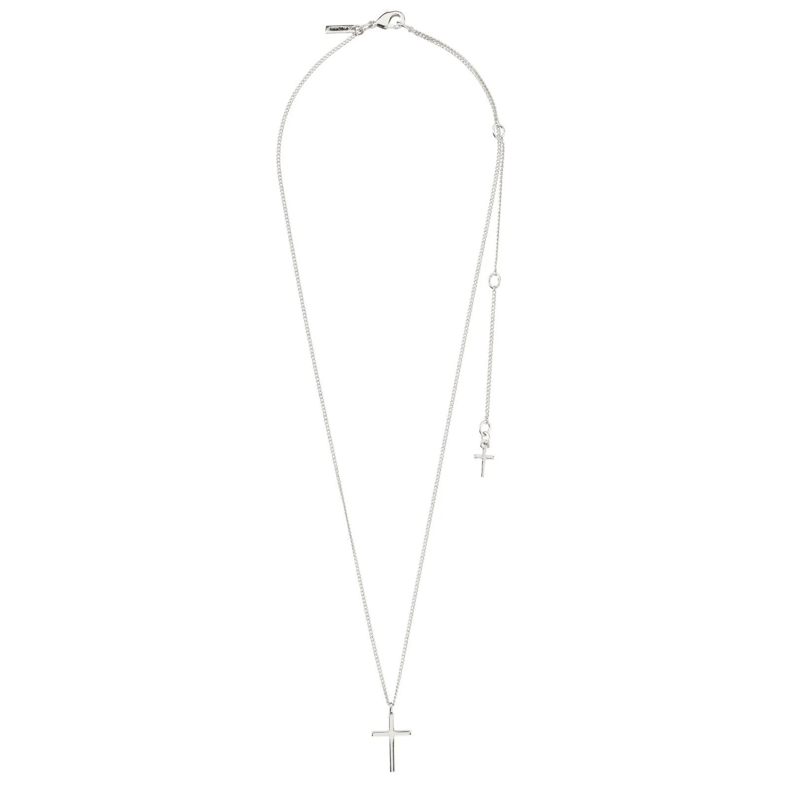 Pilgrim Flynn Silver Cross Pendant Necklace - Image 2