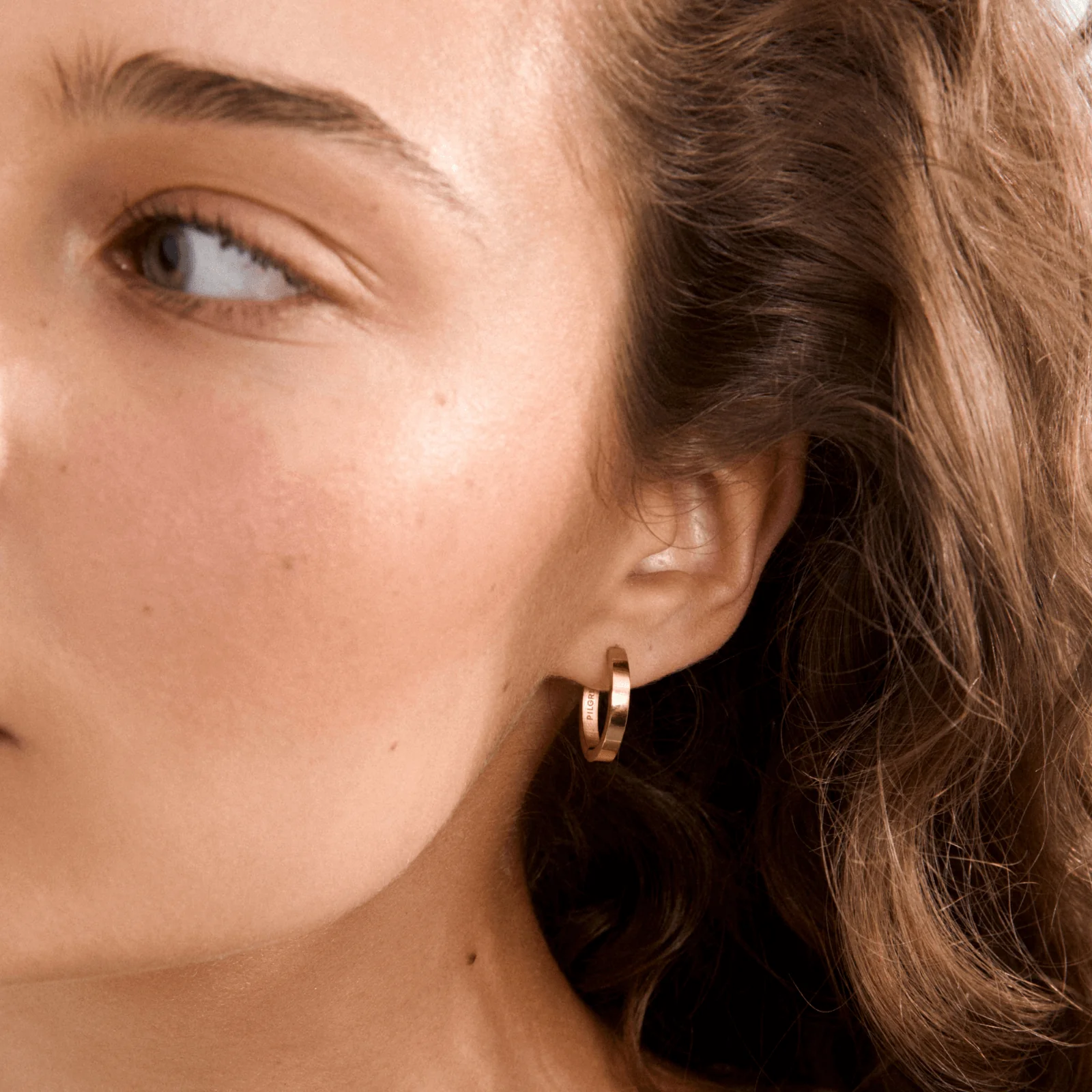 Pilgrim Gold Kairoa Hoop Earrings - Image 2