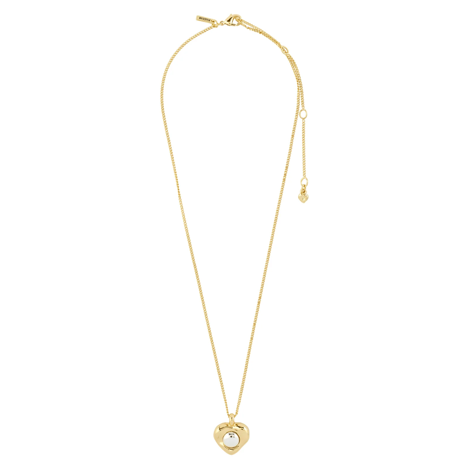 Pilgrim Gold Nova Heart Necklace - Image 2