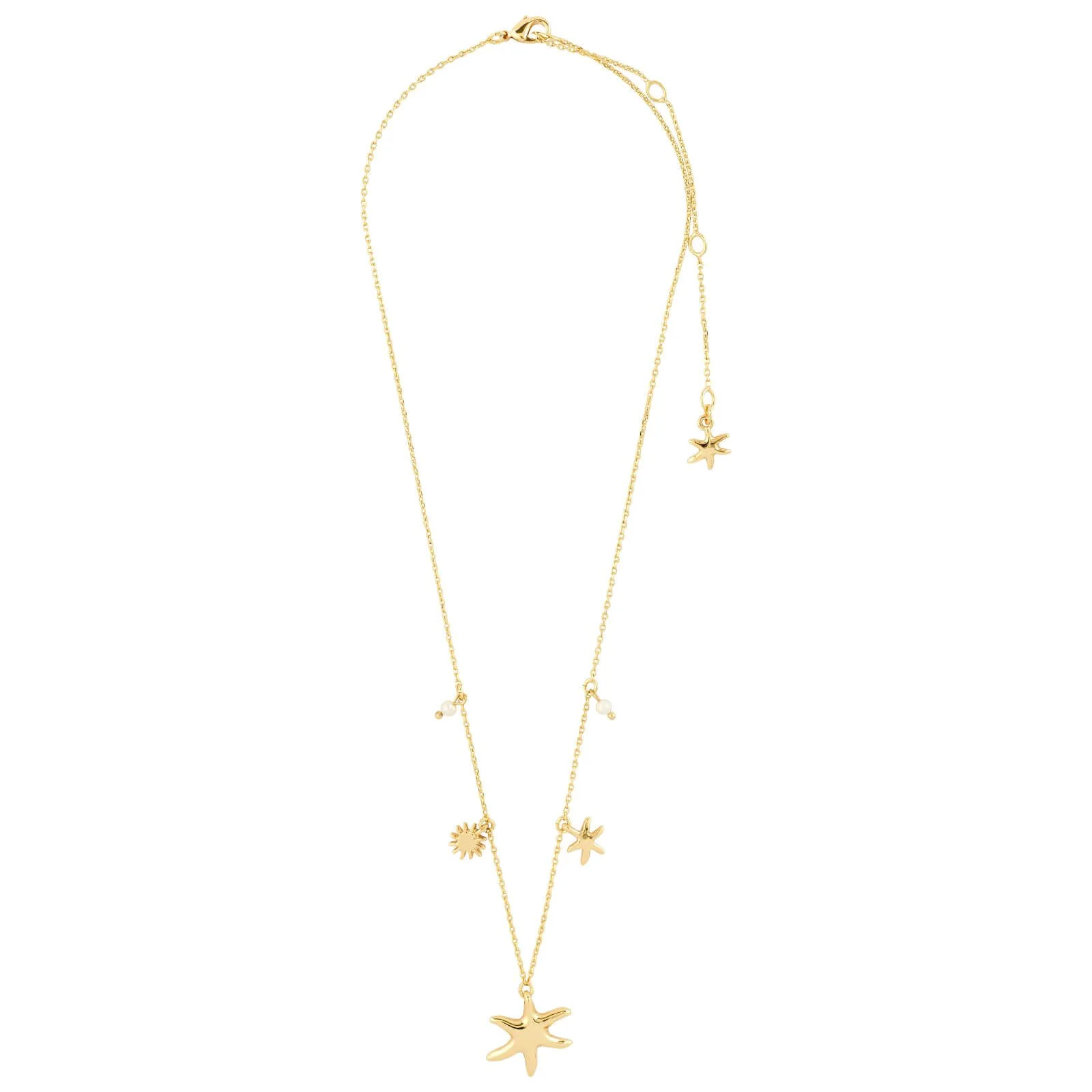 Pilgrim Gold Prism Sun Necklace - Image 2
