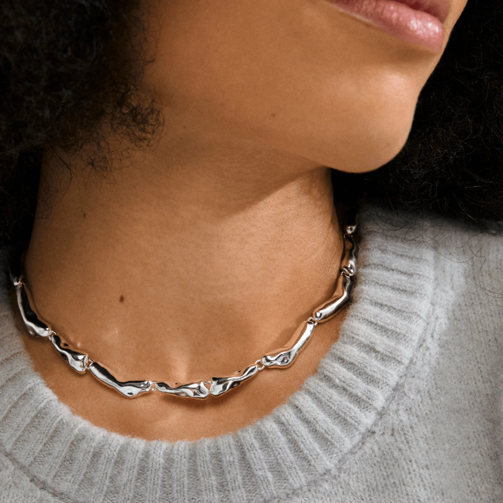 Pilgrim Harrison Silver Necklace - Image 3