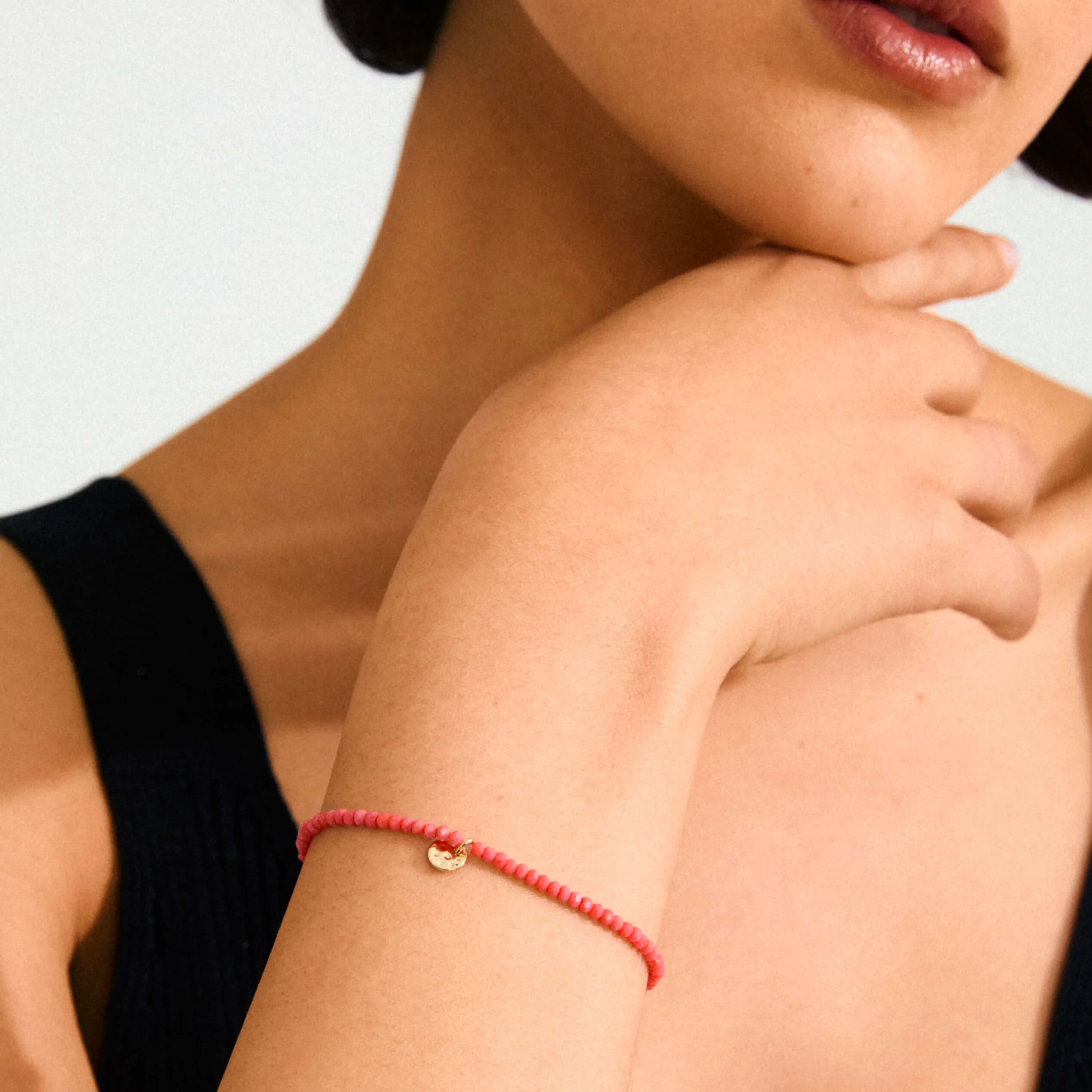 Pilgrim Indie Bracelet - Peach - Image 2