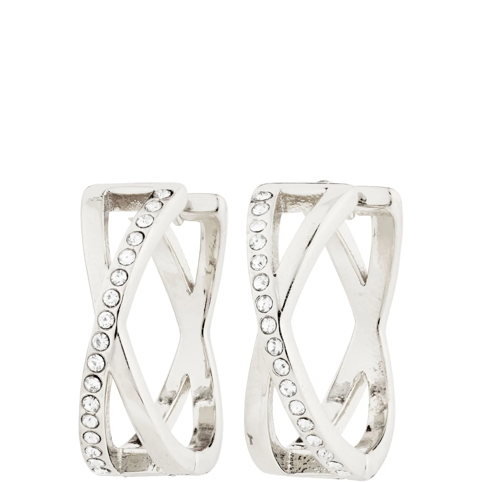 Pilgrim Kira Silver Hoop Earrings