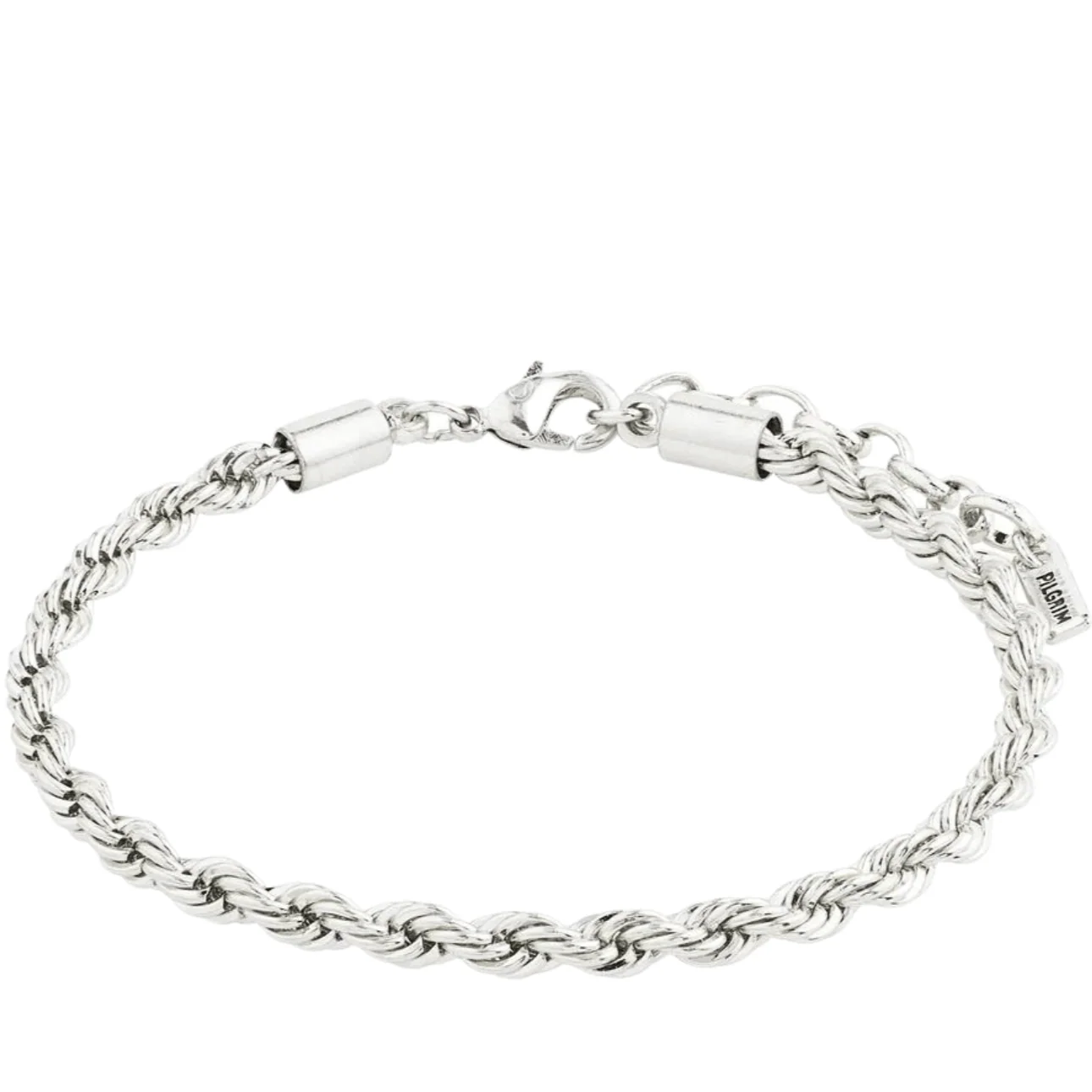 Pilgrim Pam Silver Rope Chain Bracelet