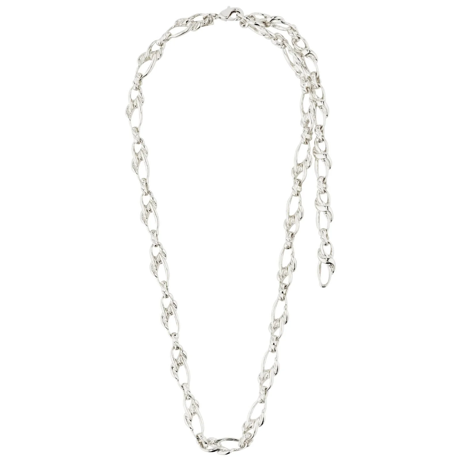 Pilgrim Rani Silver Twist Link Necklace - Image 2