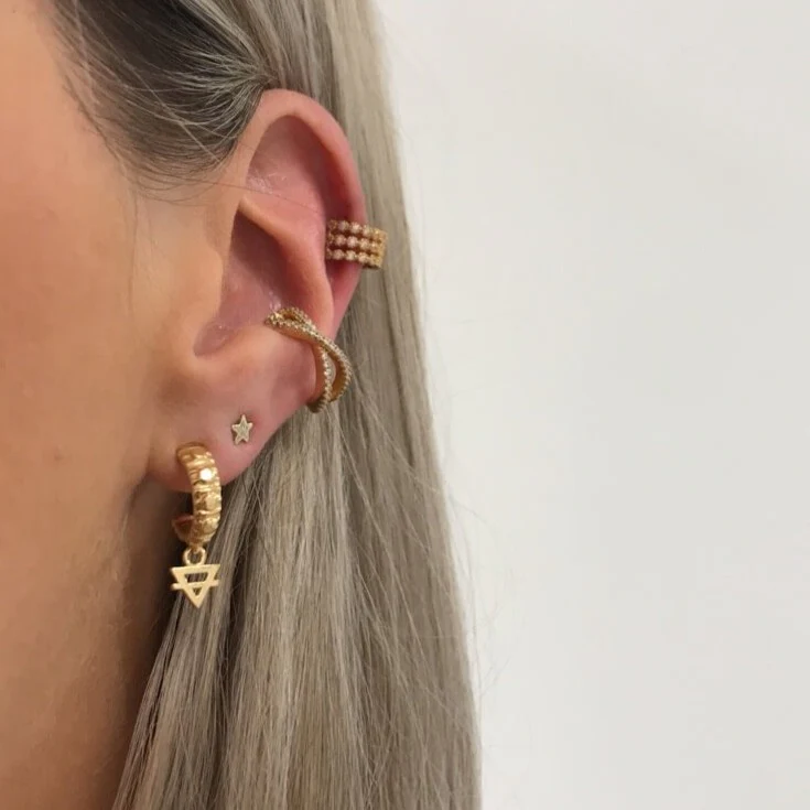 Pilgrim Regina Gold Earrings - Image 3