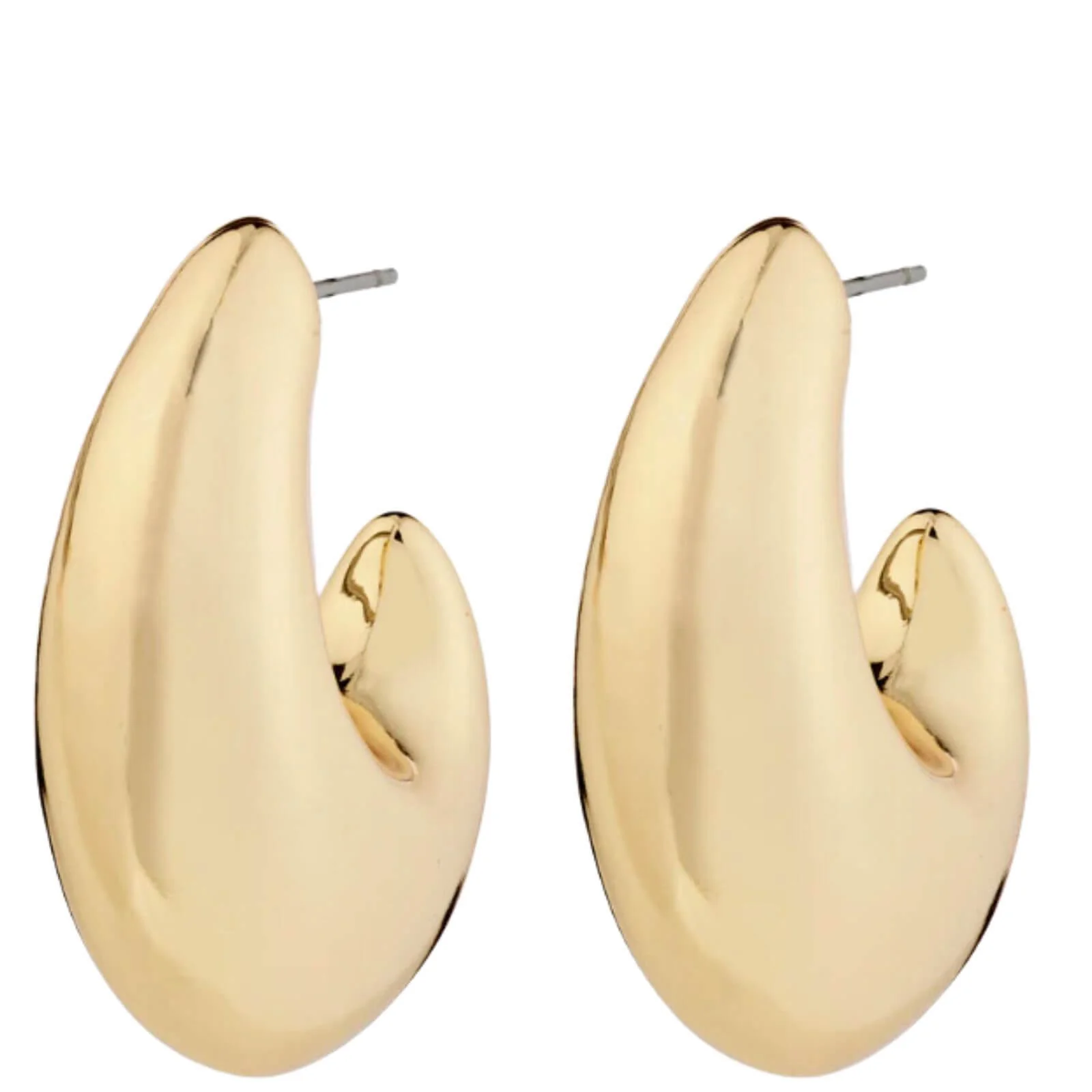 Pilgrim Rory Gold Mega Chunky Statement Hoop Earrings