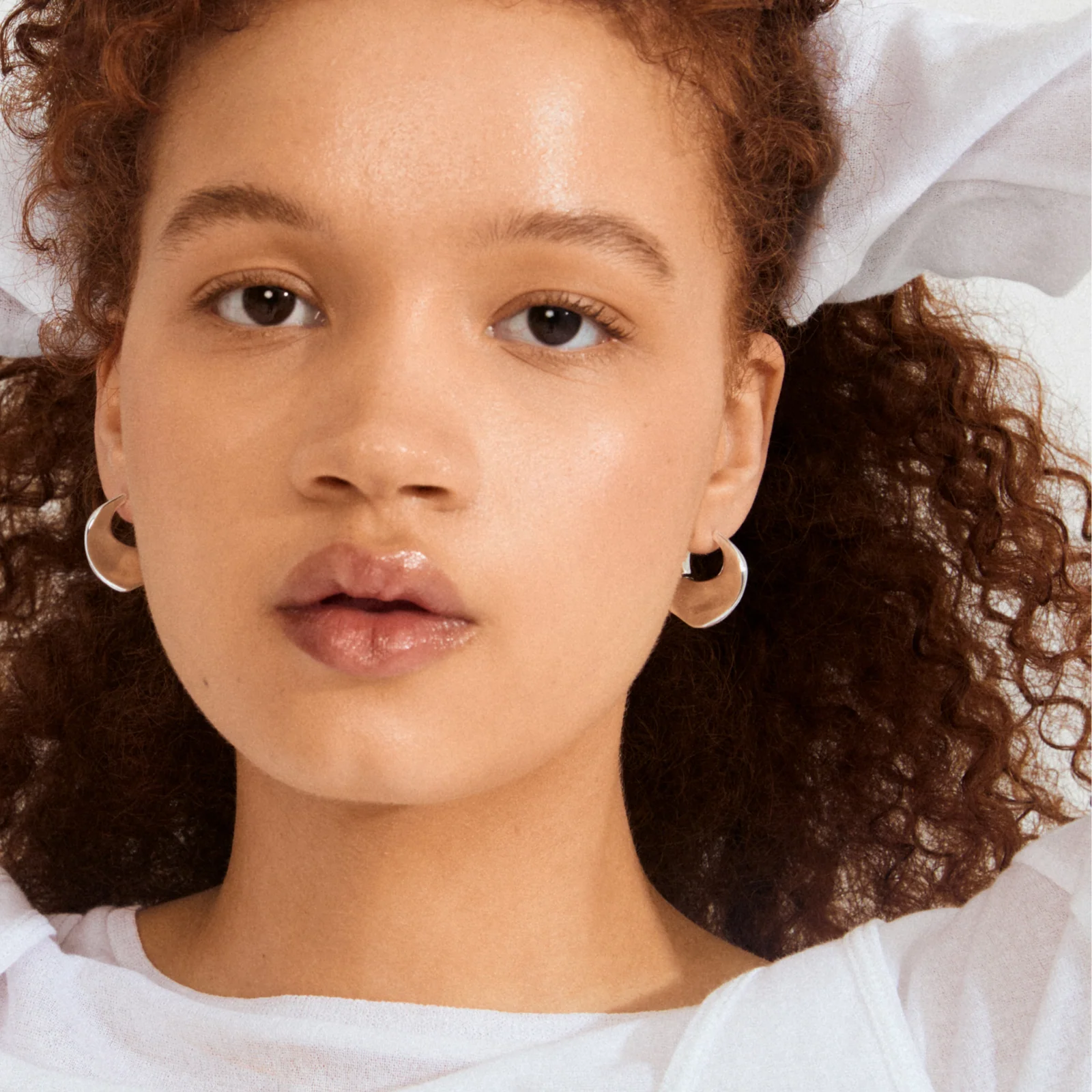 Pilgrim Sense Irregular Hoop Earrings - Image 2