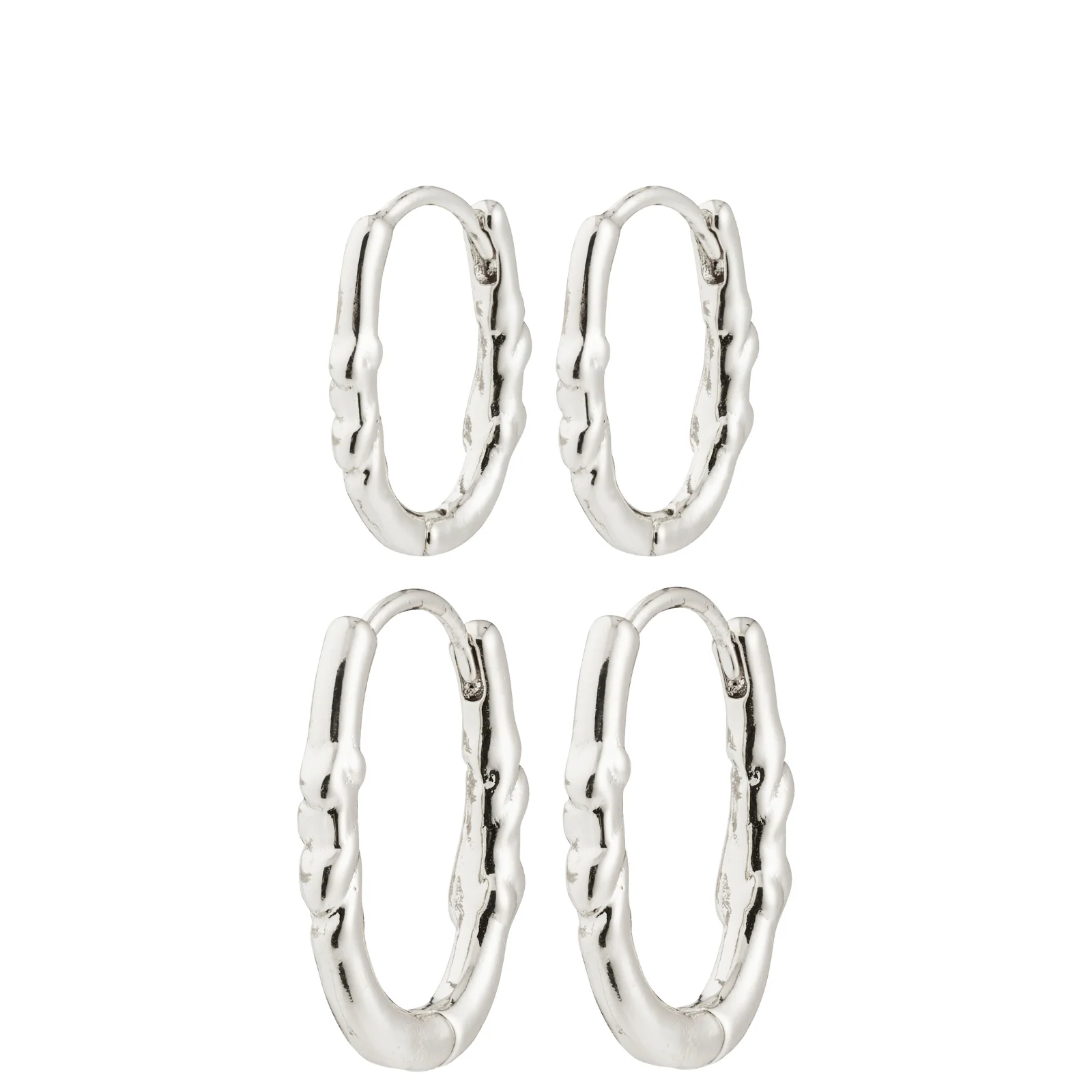Pilgrim Sense Oval Hoop Earrings (SET)