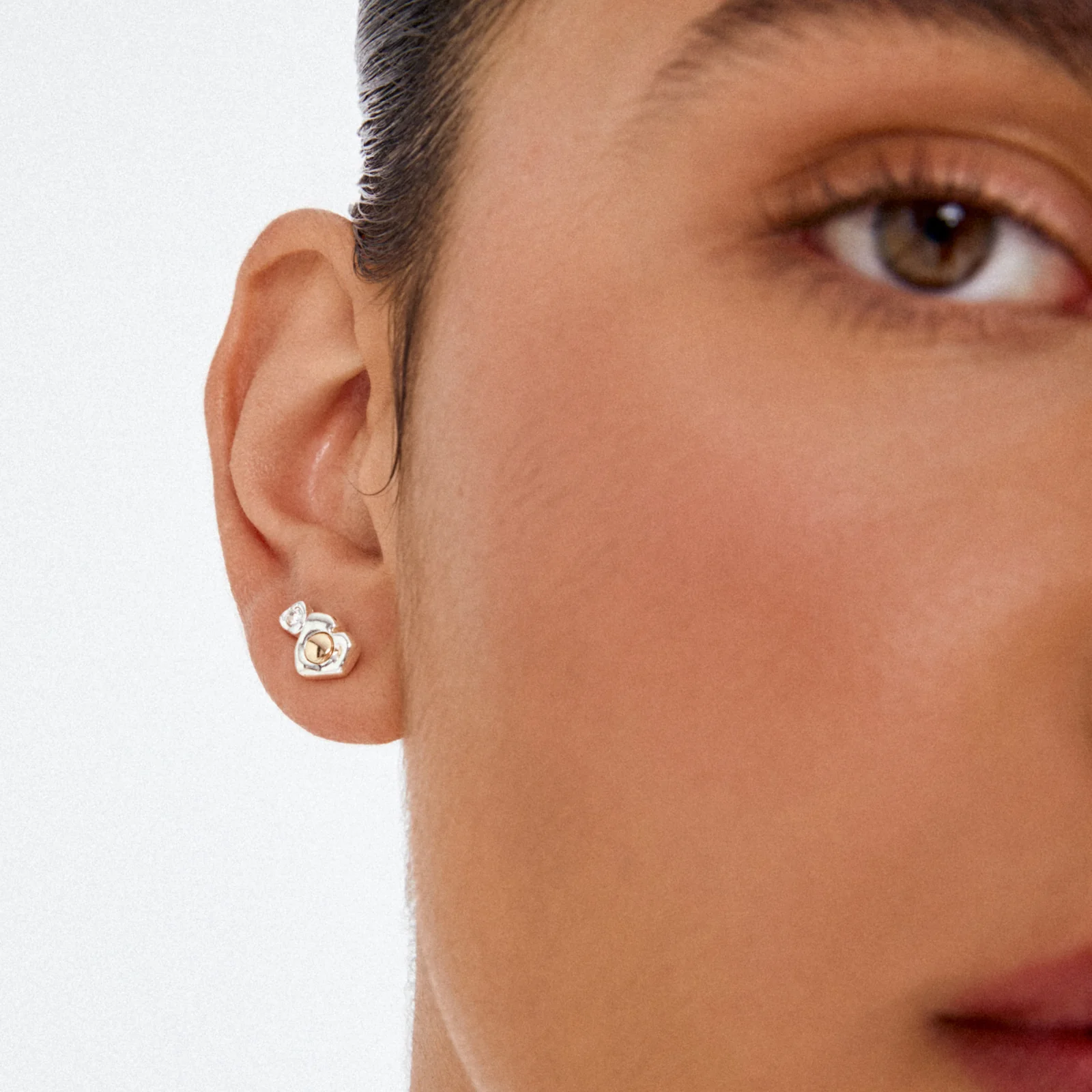 Pilgrim Silver Nova Small Stud Earrings - Image 2