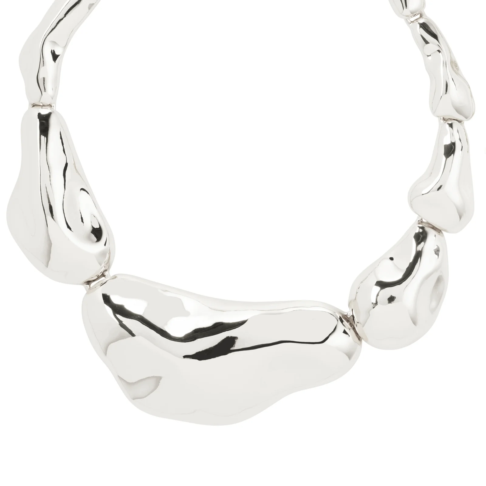 Pilgrim Silver Statement Necklace
