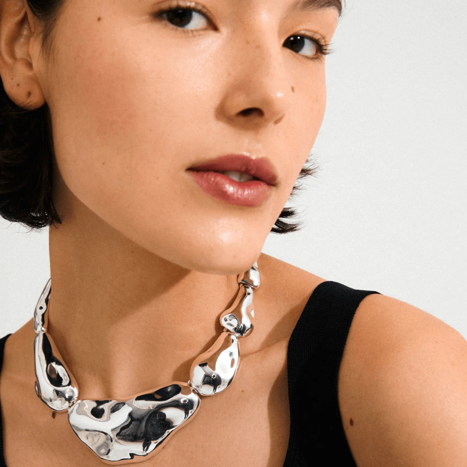 Pilgrim Silver Statement Necklace - Image 3