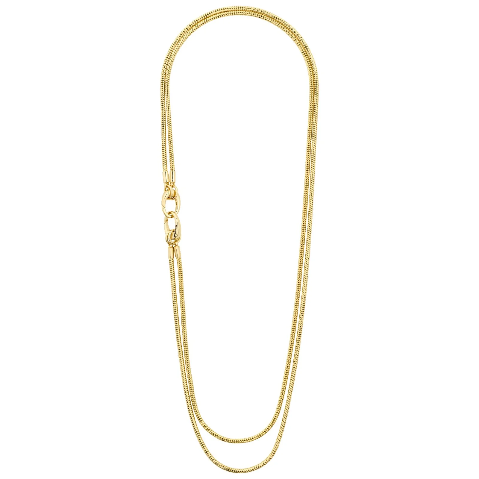 Pilgrim Solidarity Gold Snake Chain Necklace - Image 4