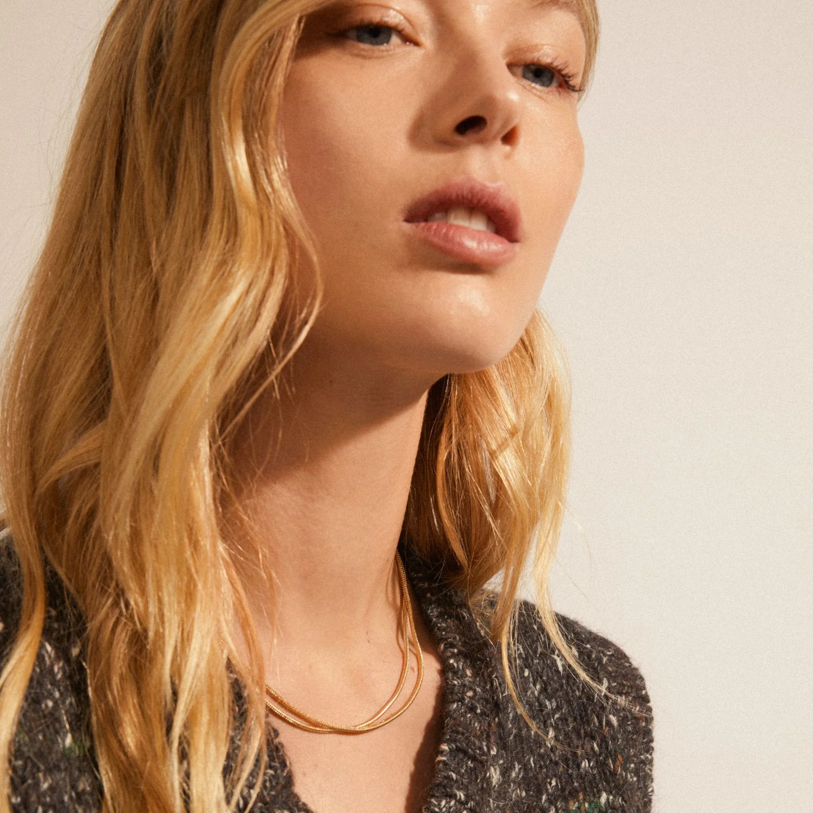 Pilgrim Solidarity Gold Snake Chain Necklace - Image 5