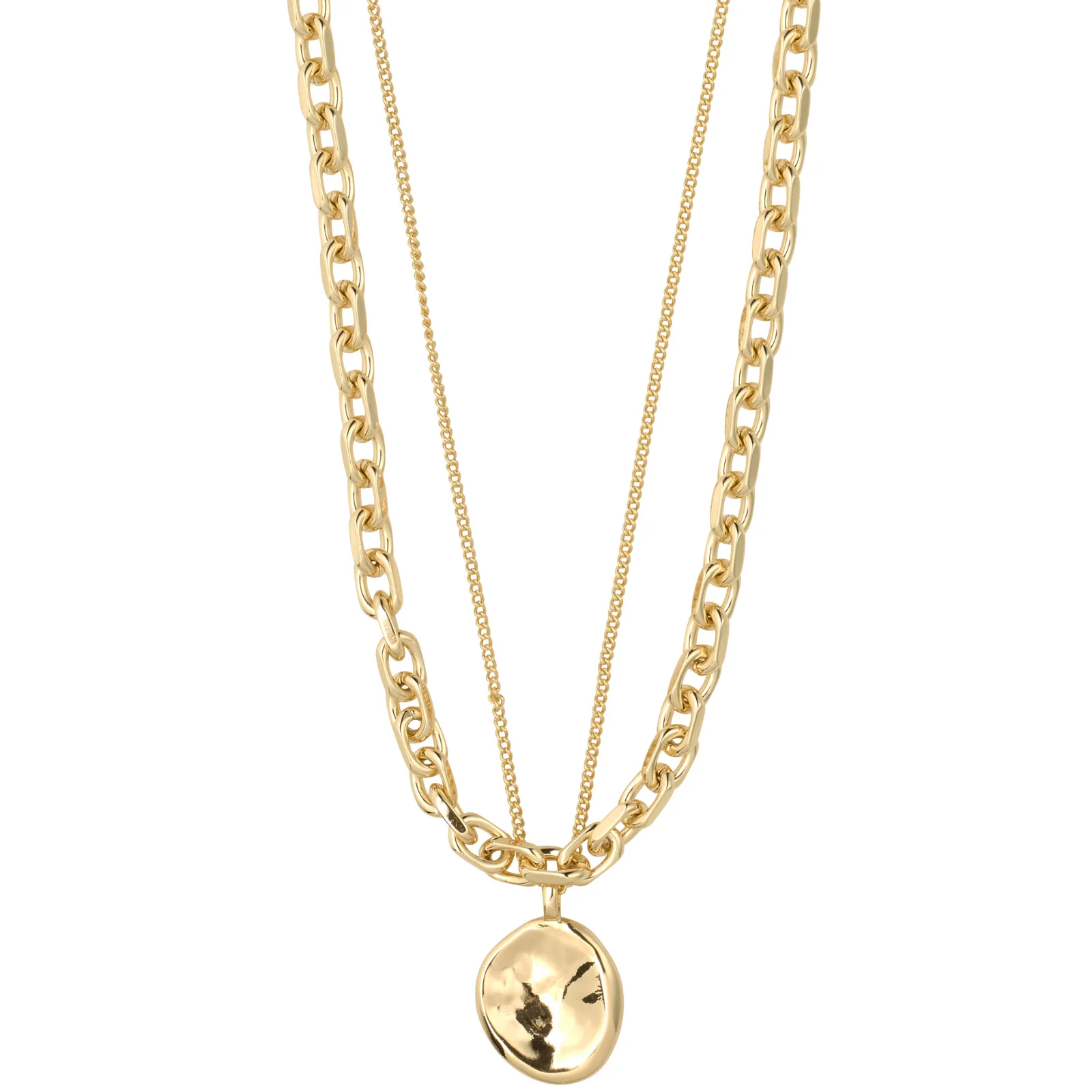 Pilgrim Sparkle 2 in 1 Gold Necklace