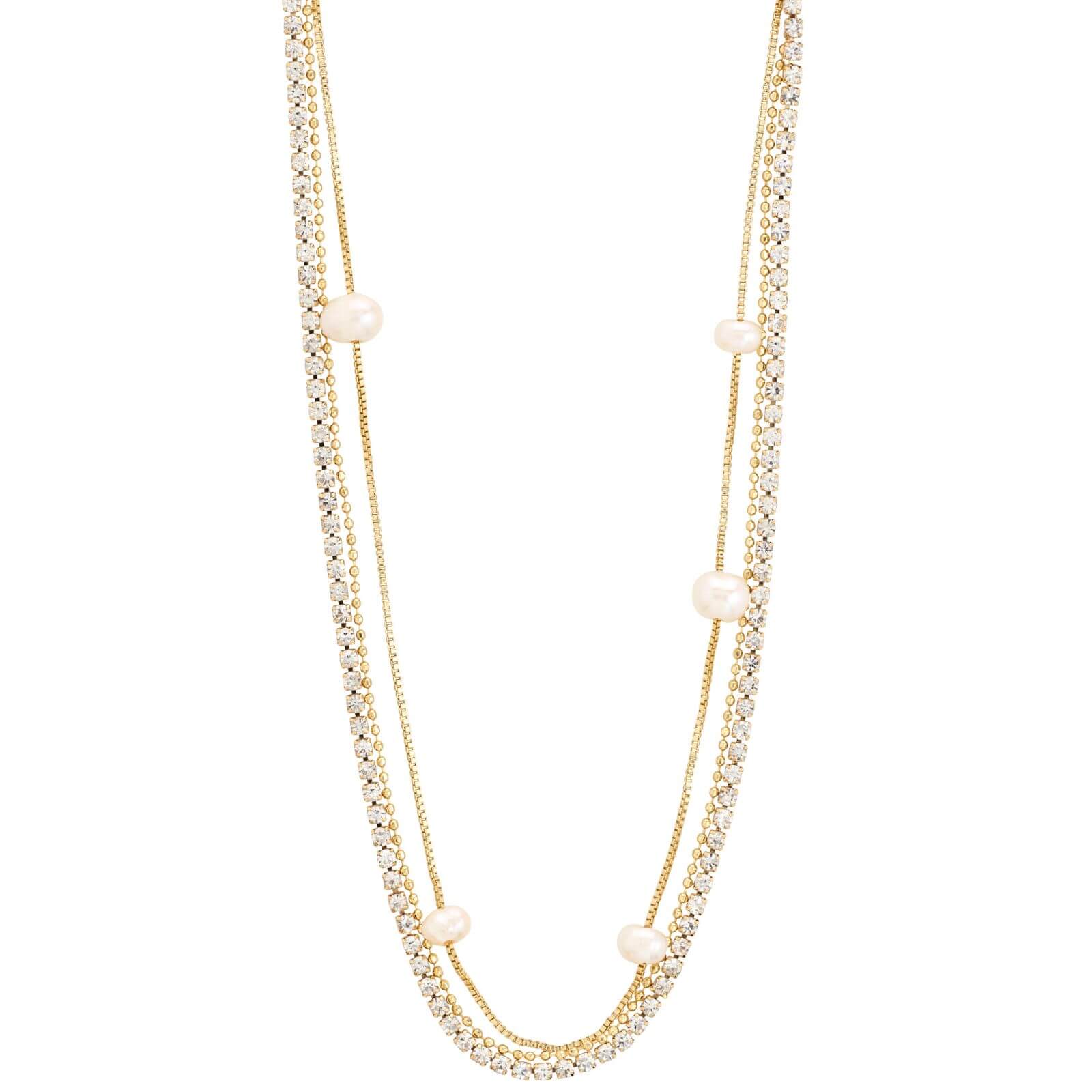 Pilgrim Starlight Gold Triple Necklace