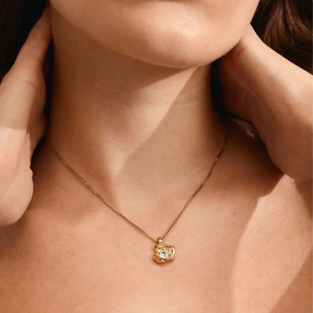 Pilgrim Sunset Gold Fine Necklace - Image 3