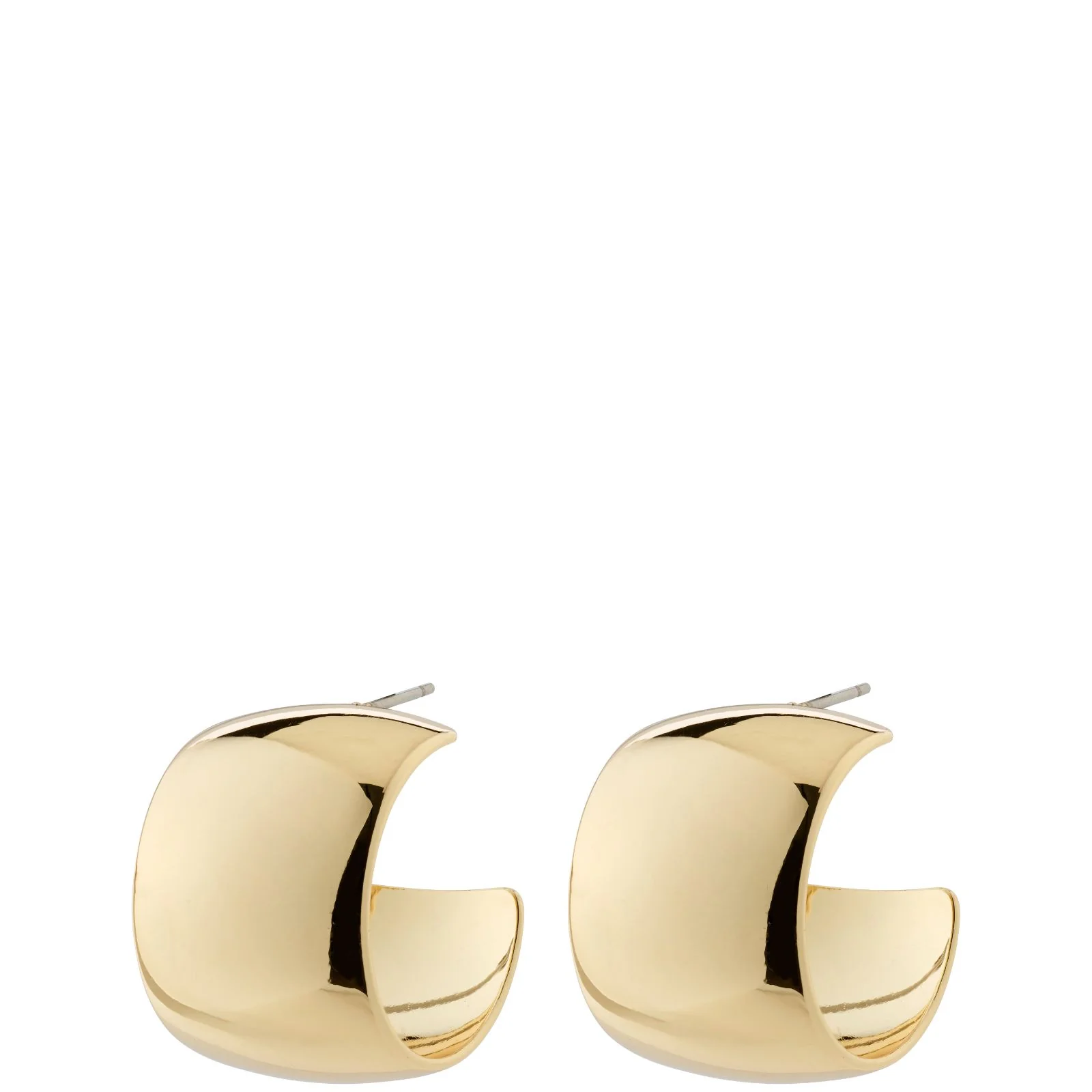 Pilgrim Talulla Gold Chunky Hoop Earrings