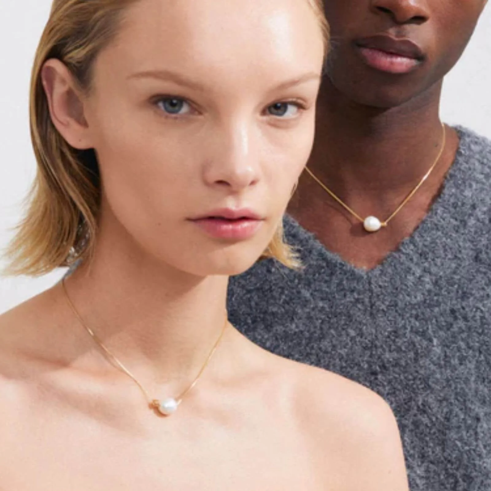 Pilgrim Trust Gold Pearl Necklace - Image 2