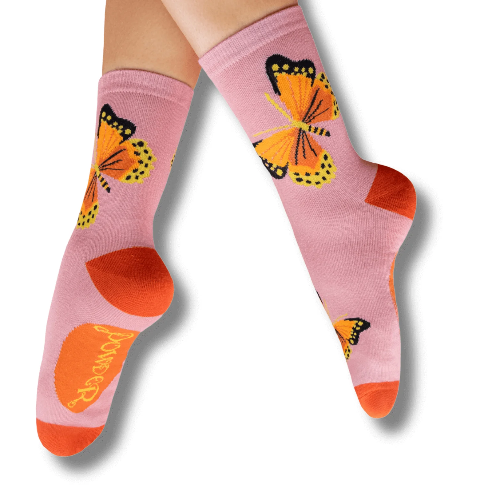 Powder Beautiful Butterflies Ankle Socks