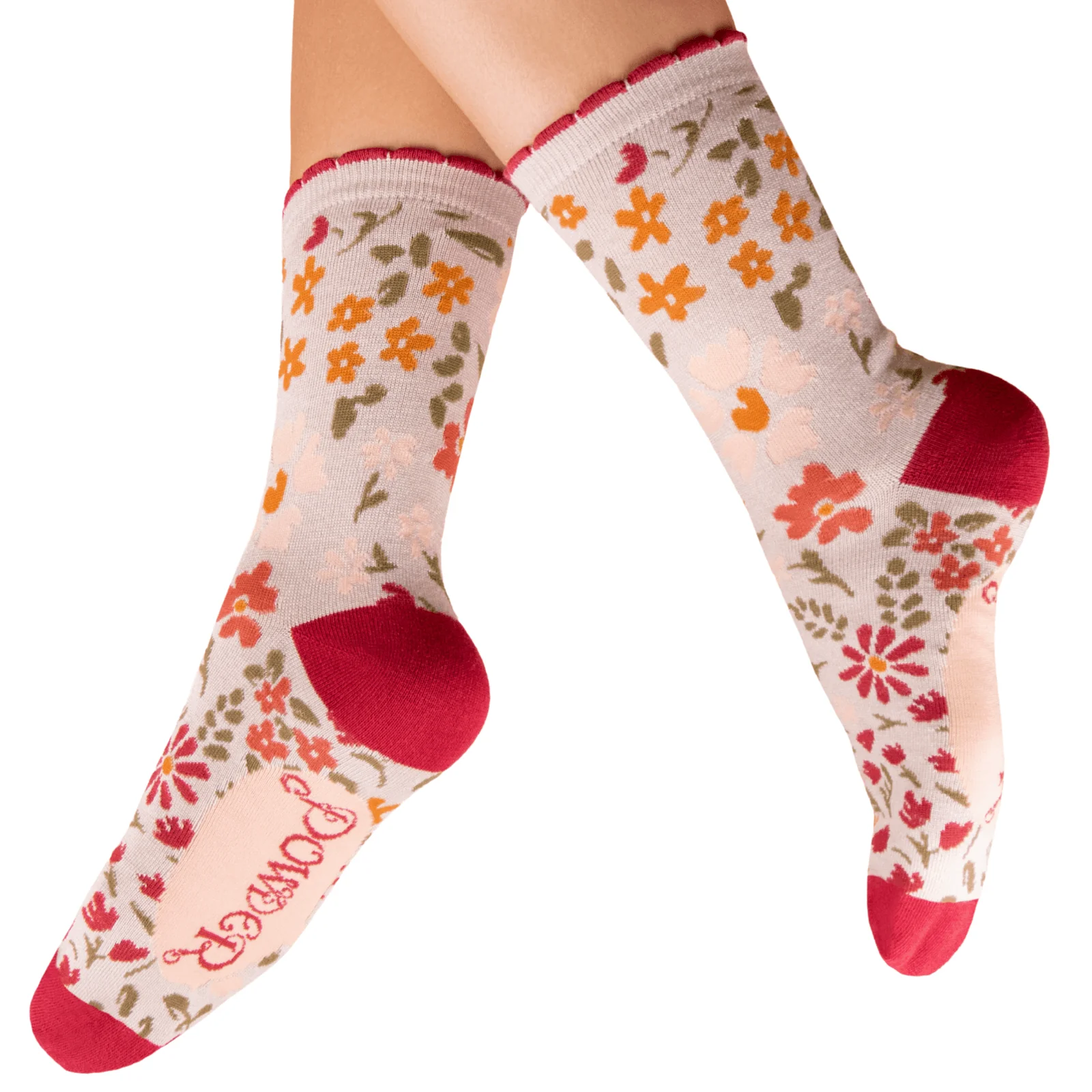 Powder Flower Meadow Ankle Socks