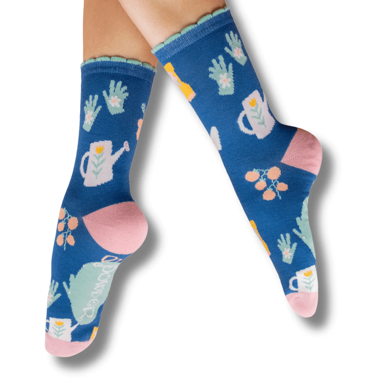 Powder Gone Gardening Ankle Socks