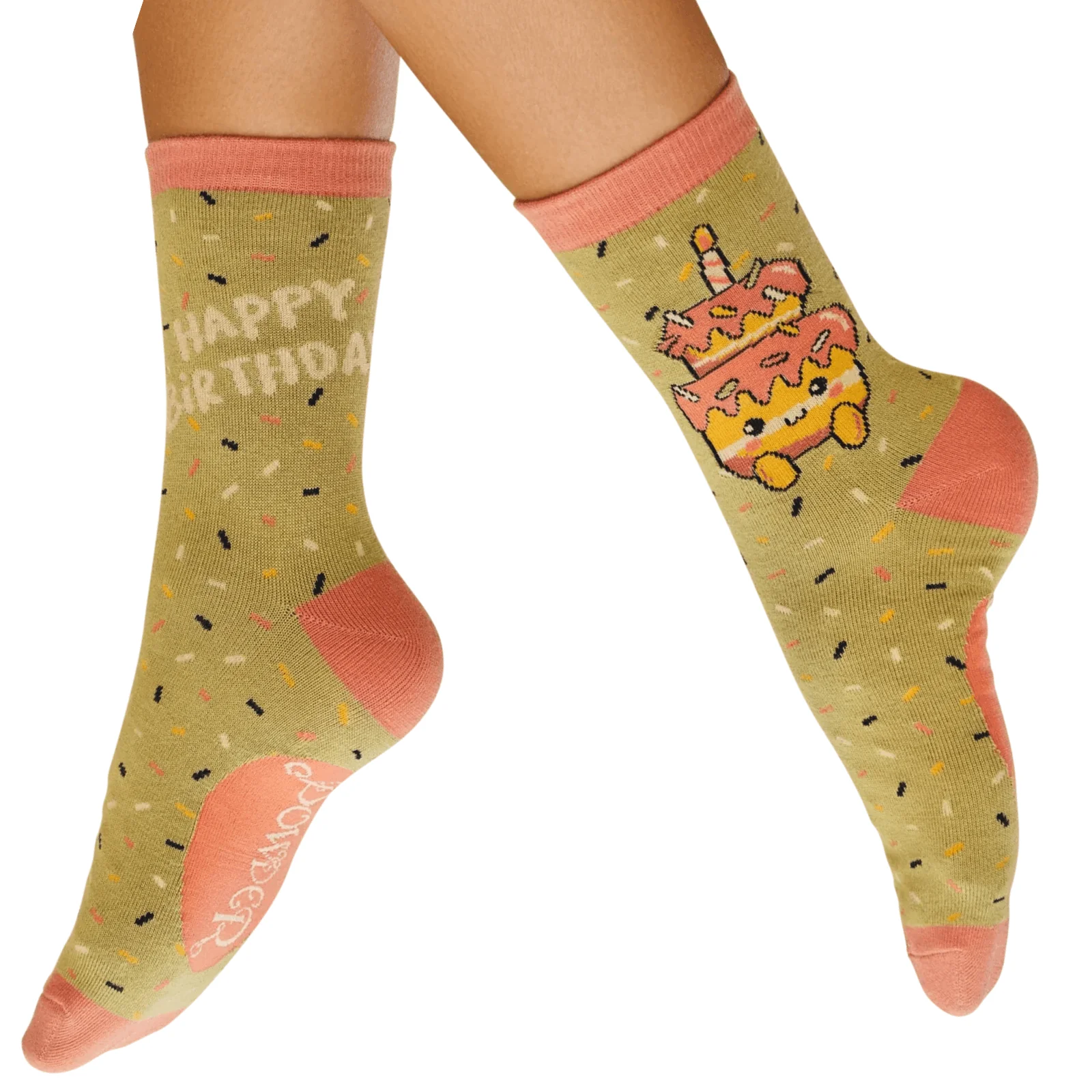Powder Happy Birthday Tiered Cutie Ladies Ankle Socks