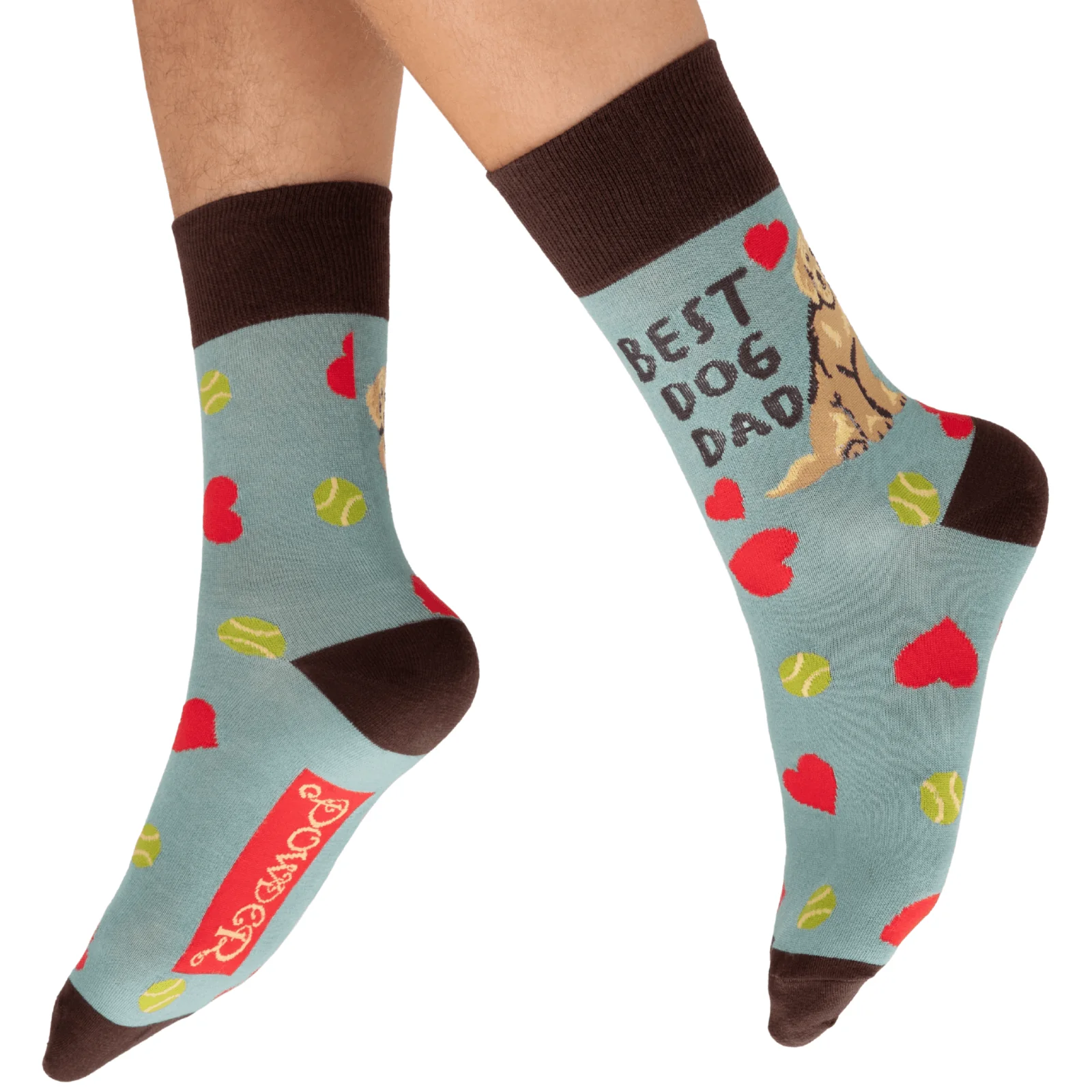 Powder Mens Best Dog Dad Socks