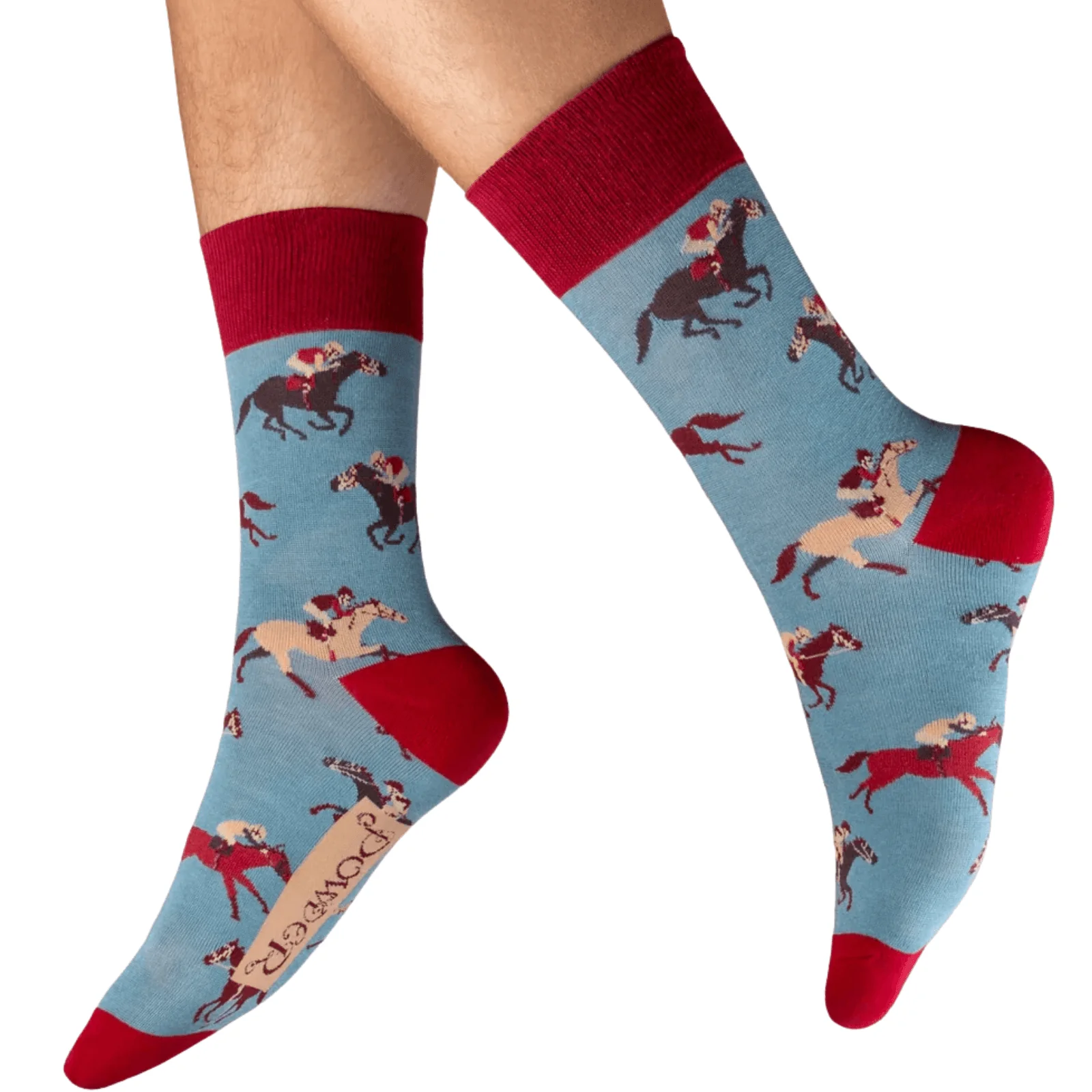 Powder Mens Race Horses Socks