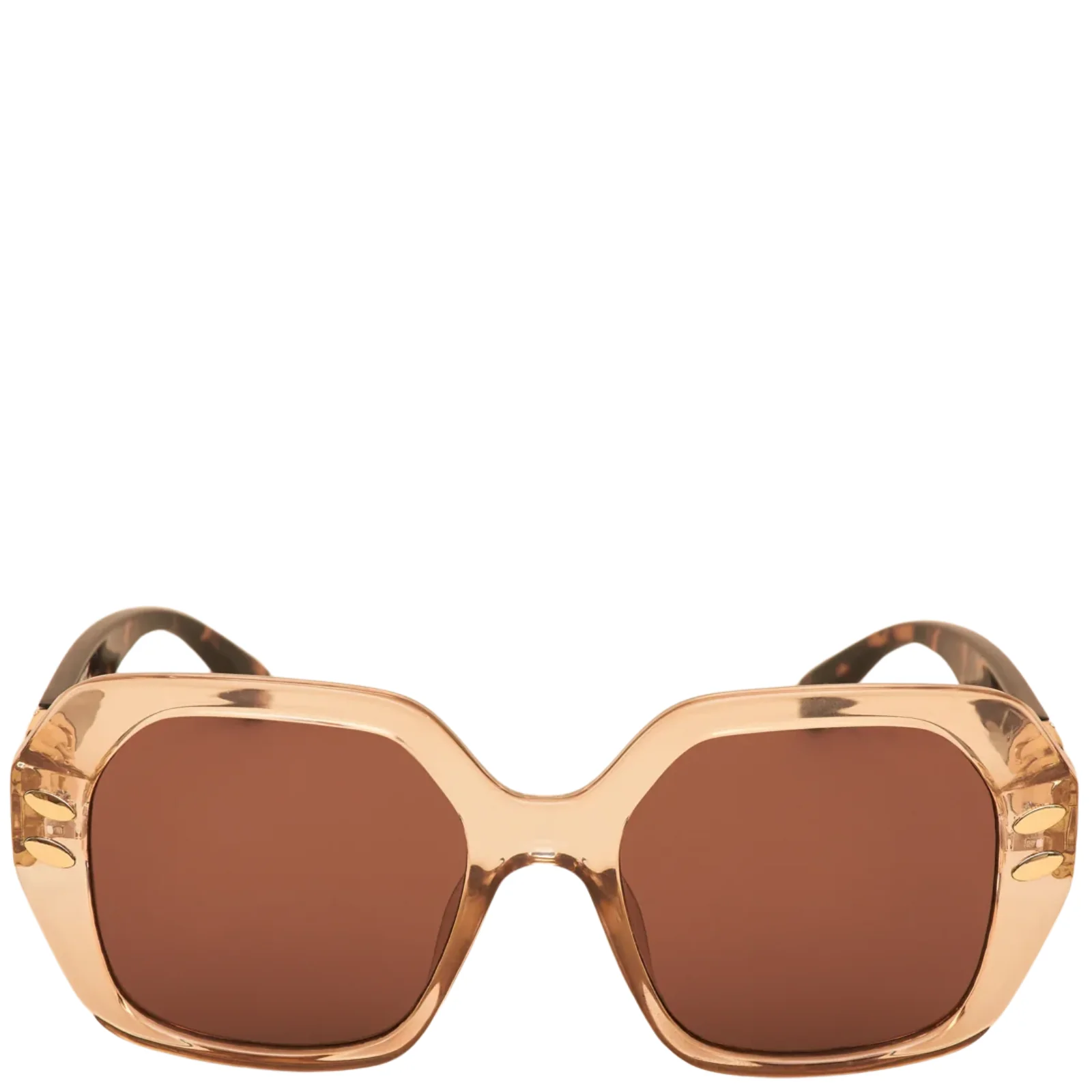 Powder Rylee Luxe Sunglasses - Nude/Tortoiseshell