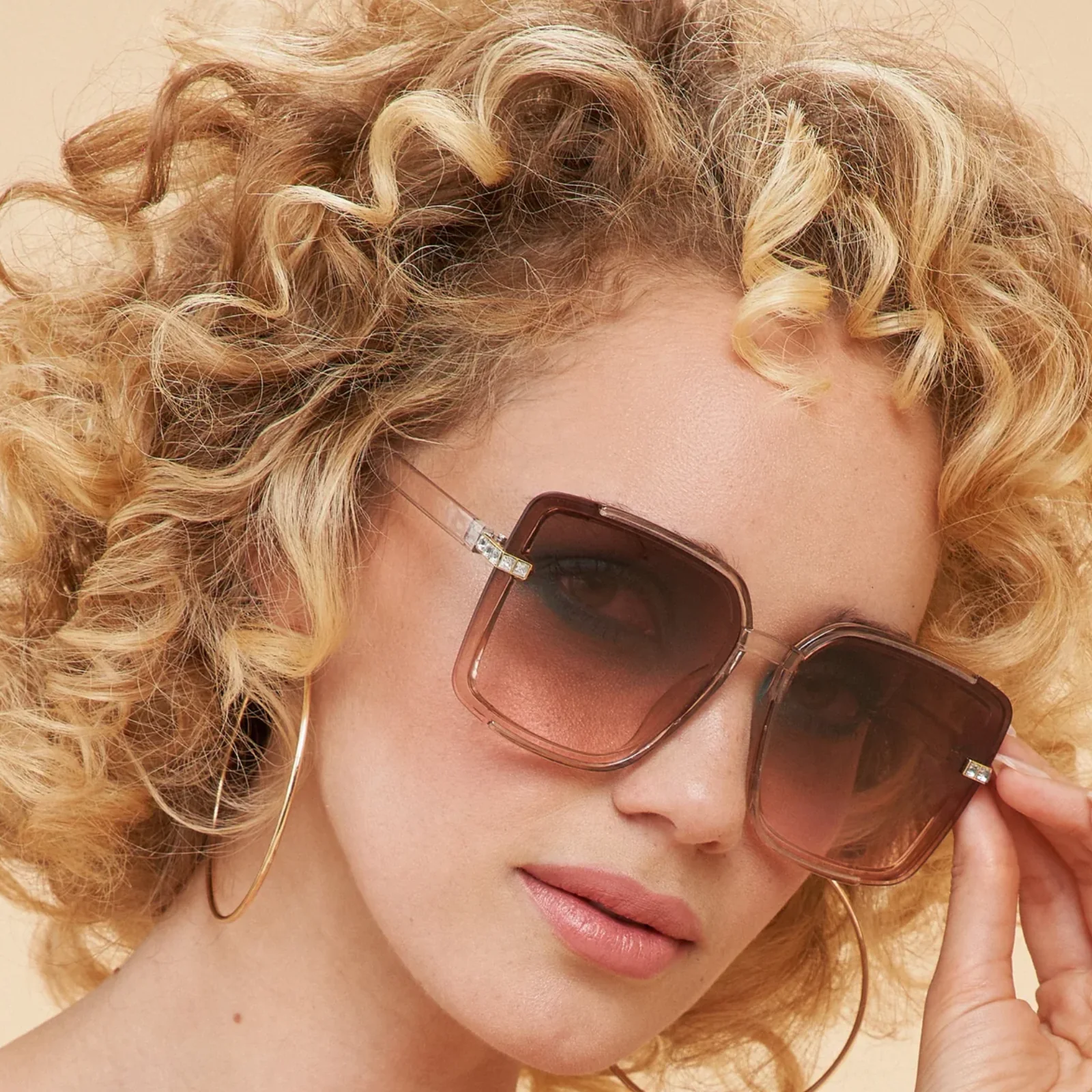 Powder Sutton Luxe Sunglasses - Rose - Image 3