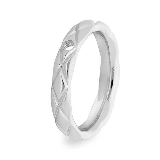 Qudo Aversa Ring Band - Silver - Image 2