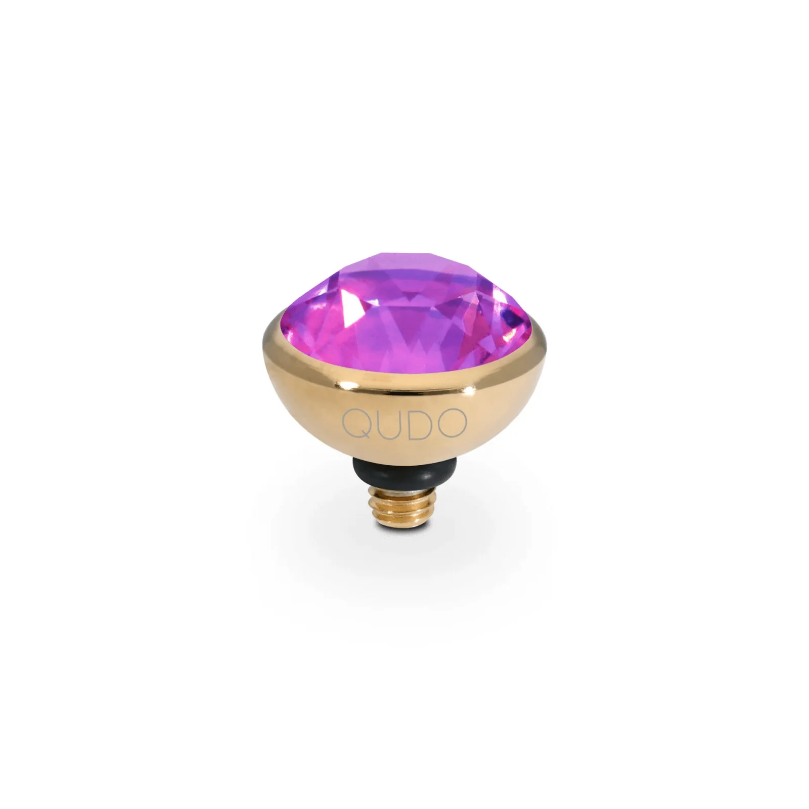Qudo Bottone 10mm Gold Topper - Electric Violet
