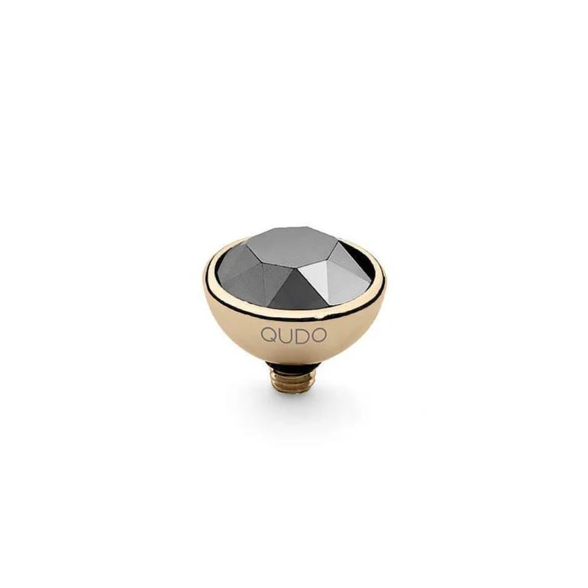 Qudo Bottone 10mm Gold Topper - Light Chrome
