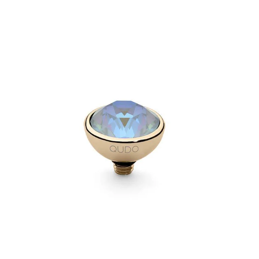 Qudo Bottone 10mm Gold Topper - Serene Gray Delite