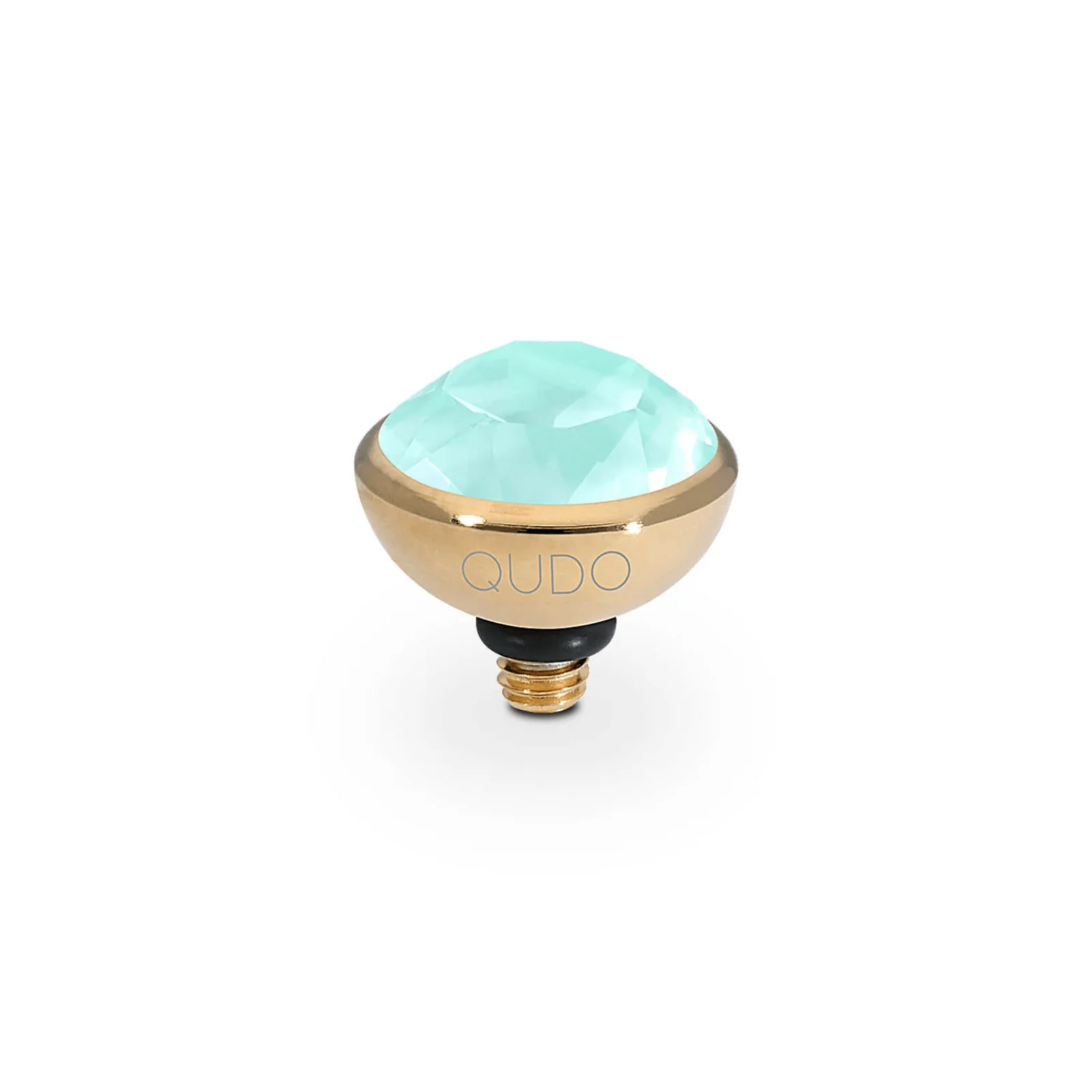 Qudo Bottone 10mm Gold Topper - Soft Mint Ignite