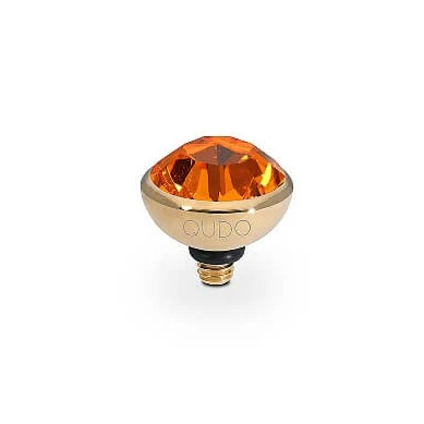 Qudo Bottone 10mm Gold Topper - Sun